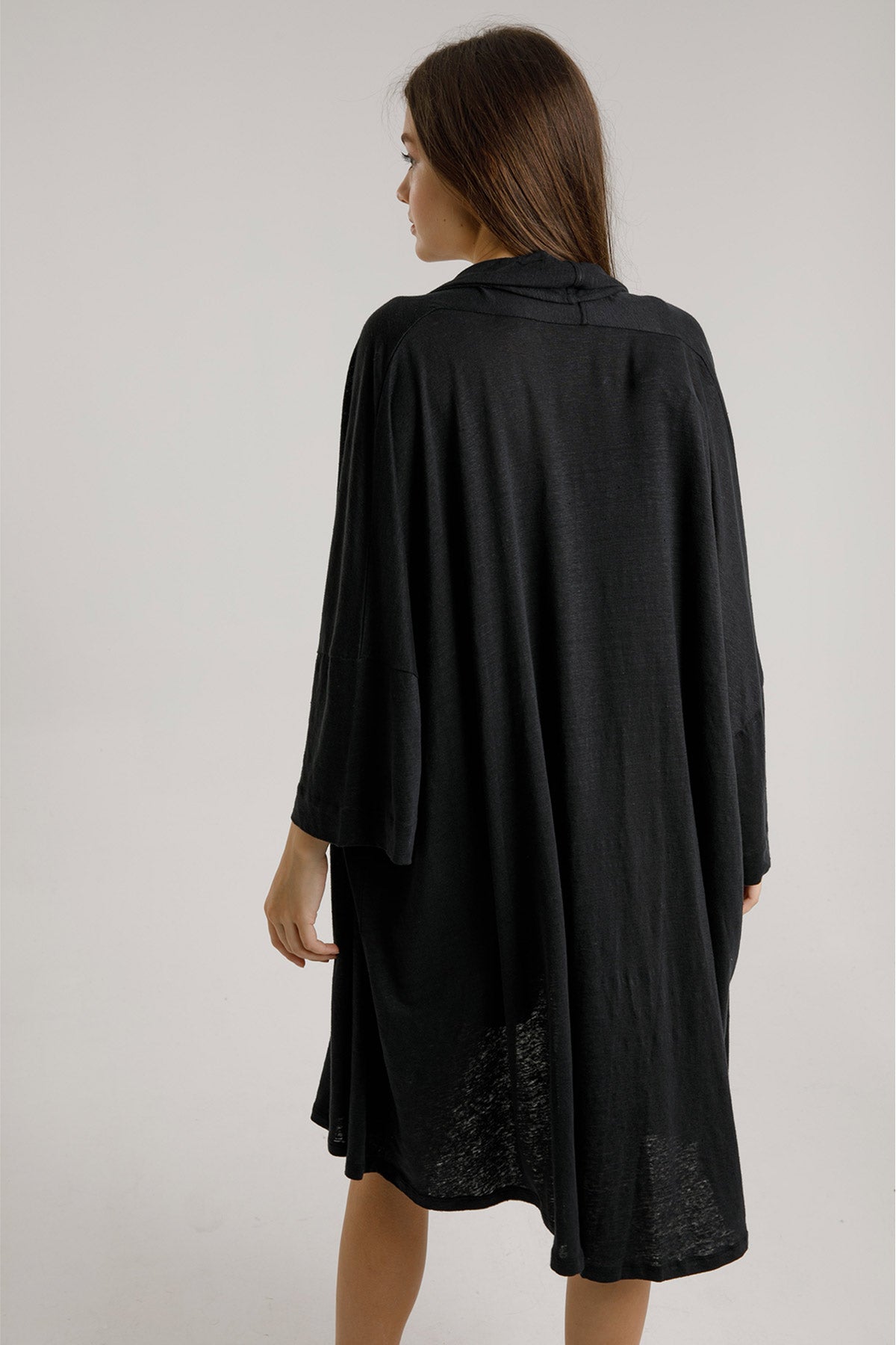 Majestic Şal Yaka Keten Ceket-Libas Trendy Fashion Store