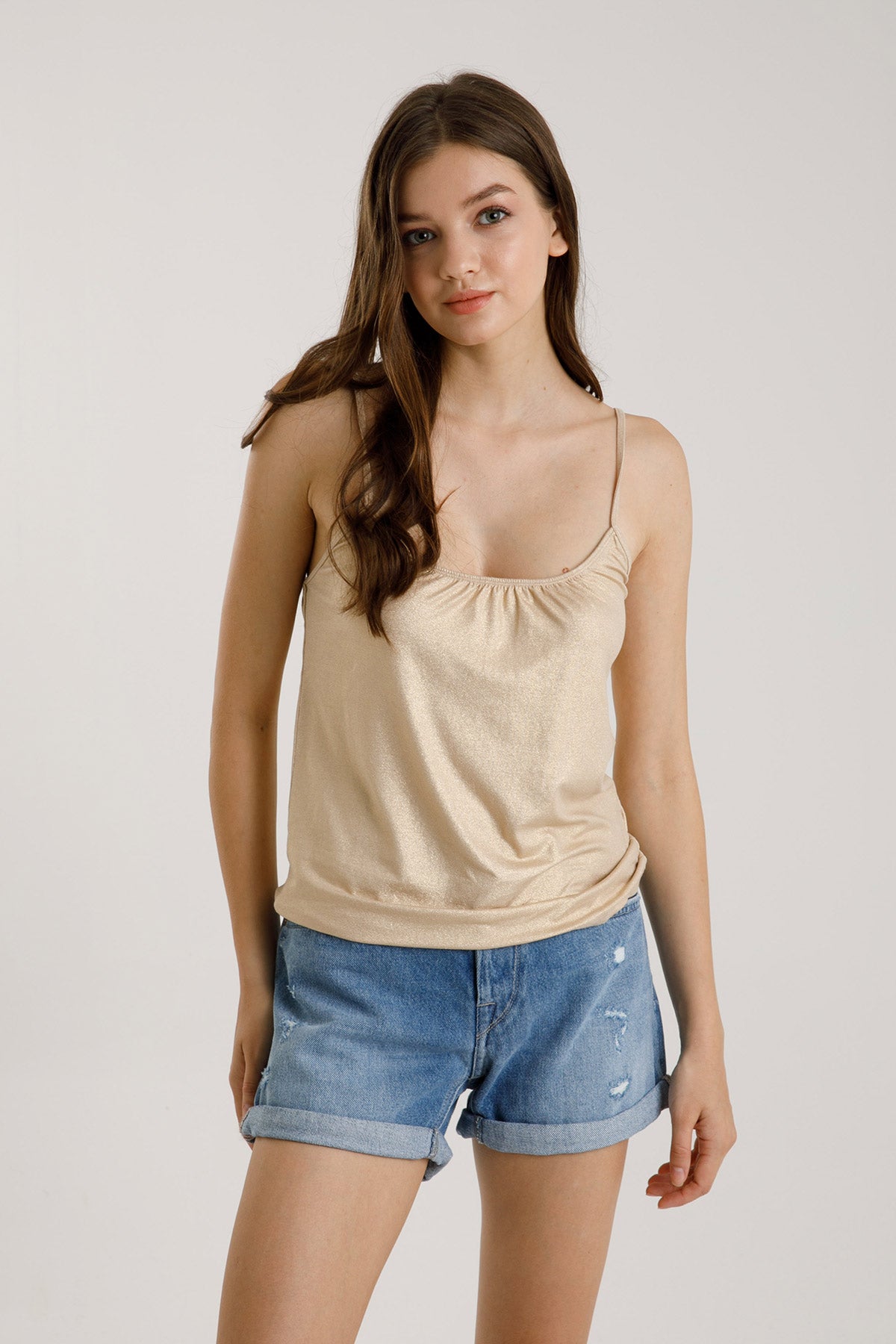 Majestic Simli Askılı Bluz-Libas Trendy Fashion Store