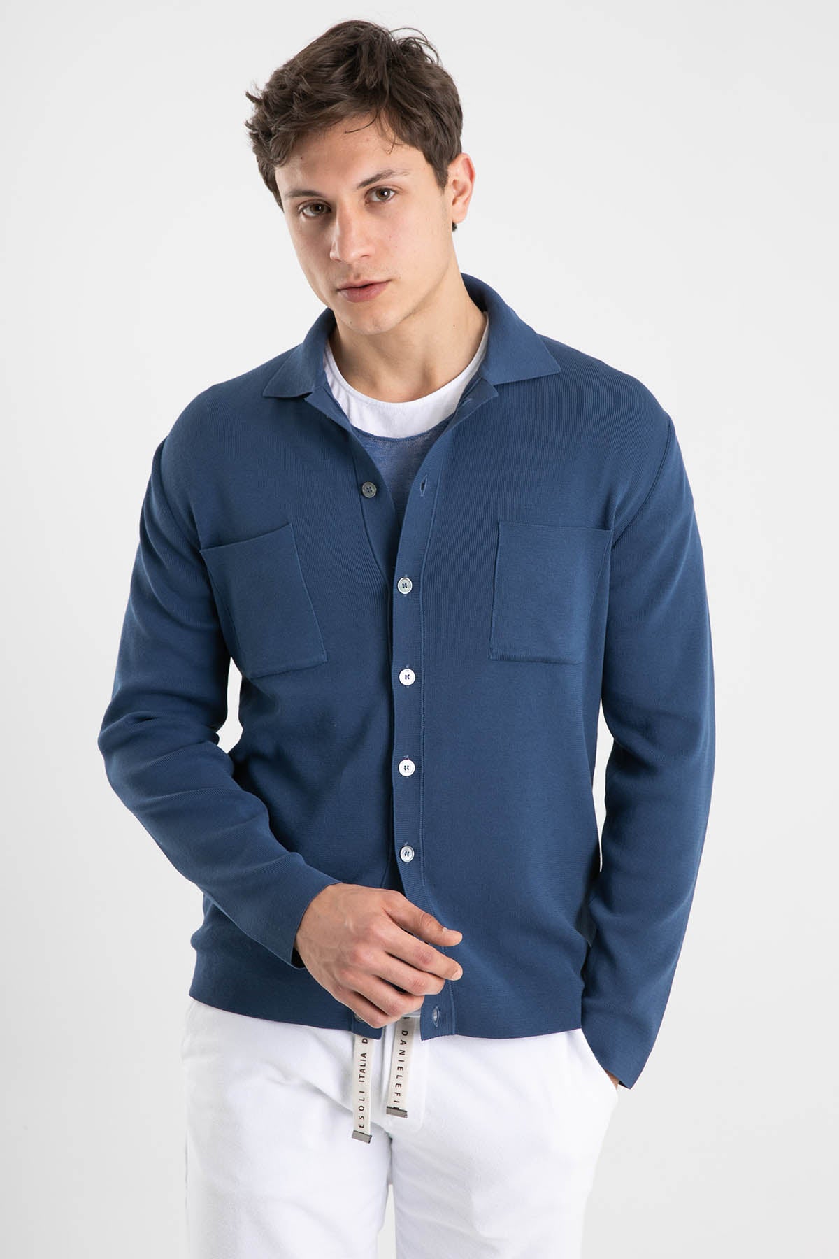 Manifattura Cep Detaylı Triko Ceket-Libas Trendy Fashion Store