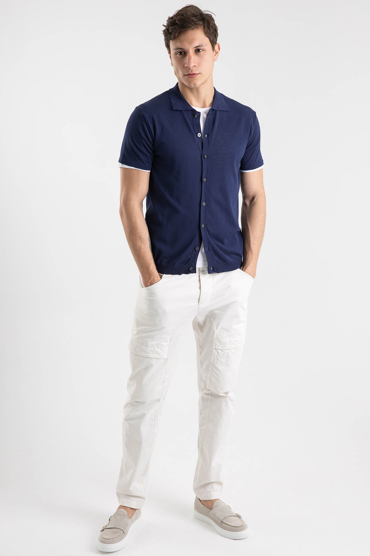 Manifattura Polo Yaka T-shirt İçli Triko Gömlek-Libas Trendy Fashion Store