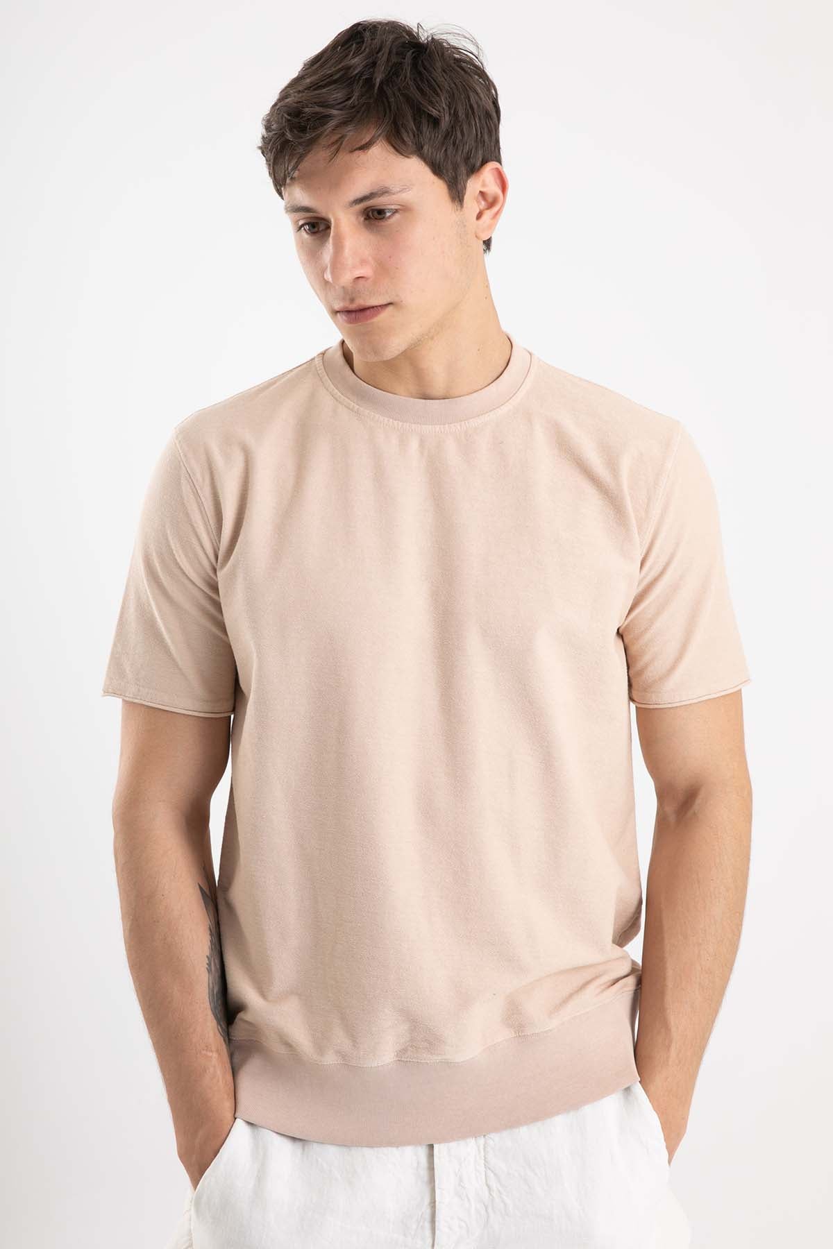 Manifattura Kalın Ribanalı Geniş Kesim T-shirt-Libas Trendy Fashion Store