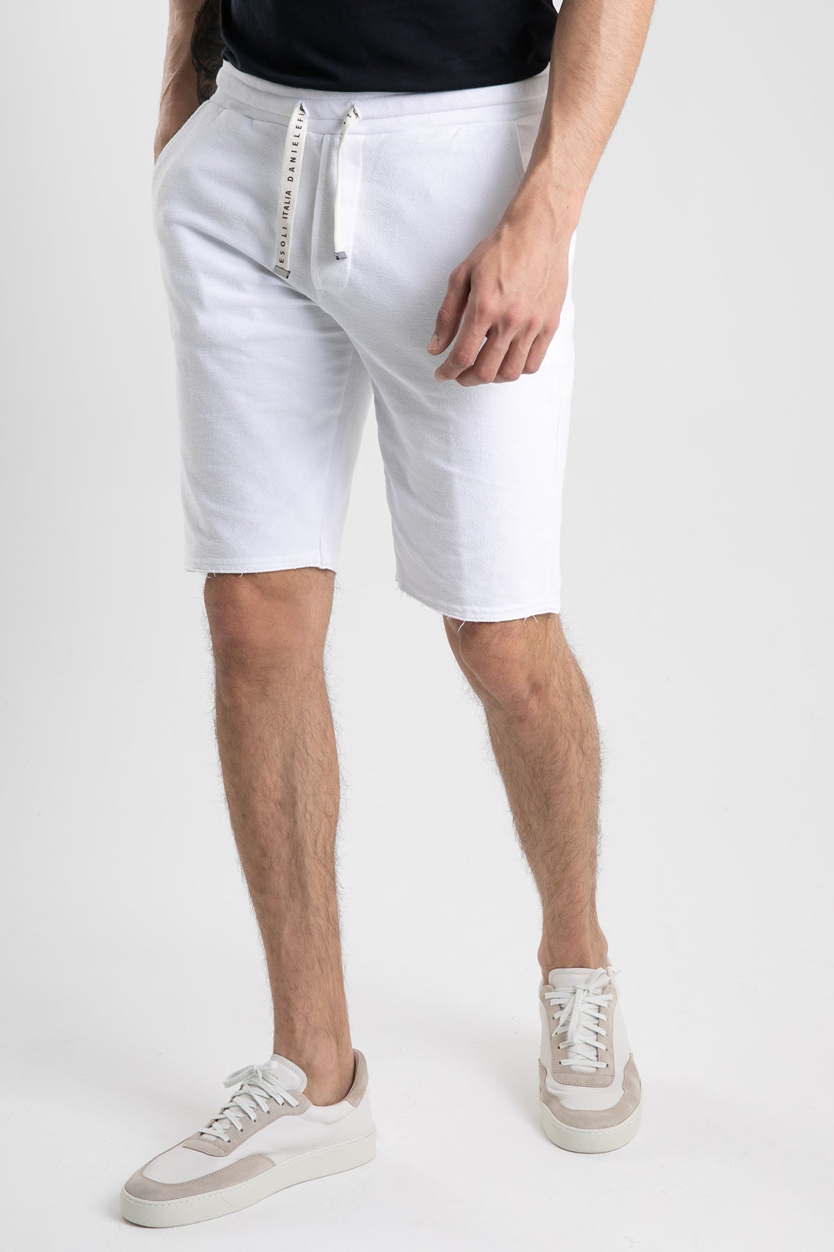 Manifattura Streç Pamuklu Şort-Libas Trendy Fashion Store