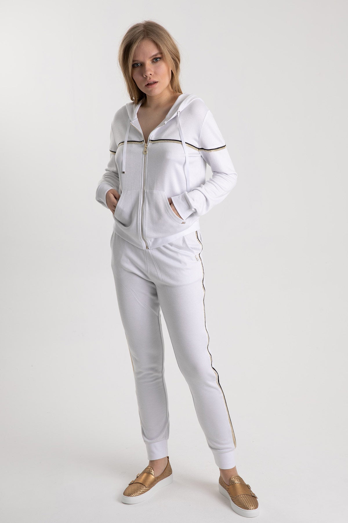 Liu Jo Gold Şeritli Eşofman Takımı-Libas Trendy Fashion Store