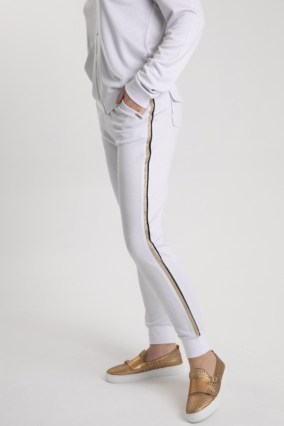 Liu Jo Gold Şeritli Eşofman Takımı-Libas Trendy Fashion Store