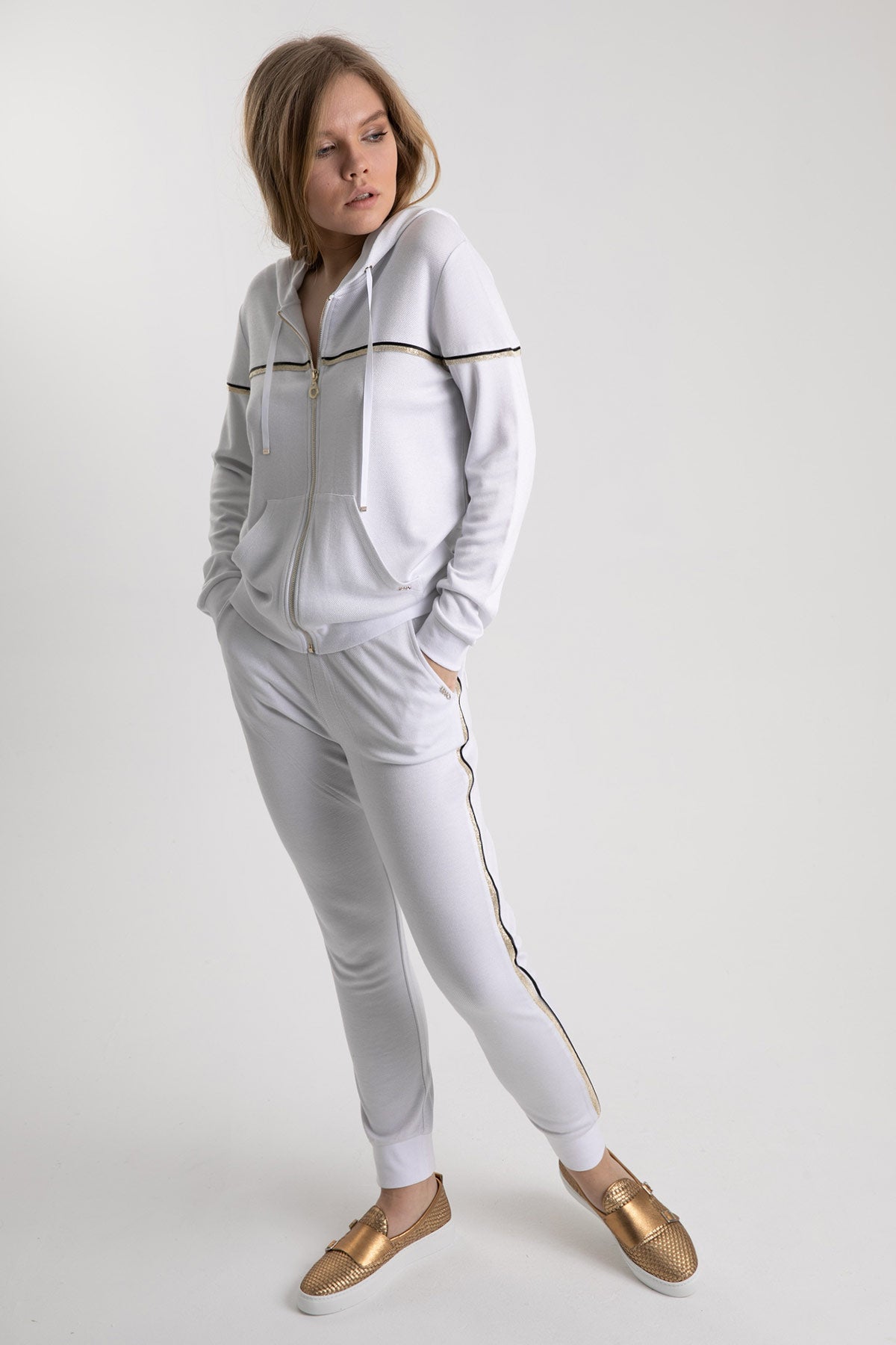 Liu Jo Gold Şeritli Eşofman Takımı-Libas Trendy Fashion Store