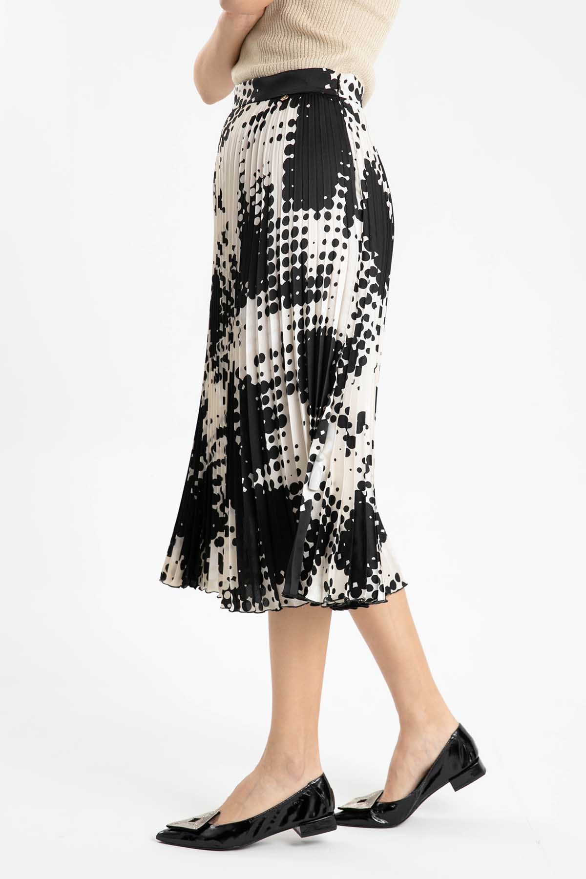 Liu Jo Midi Boy Pileli Etek-Libas Trendy Fashion Store