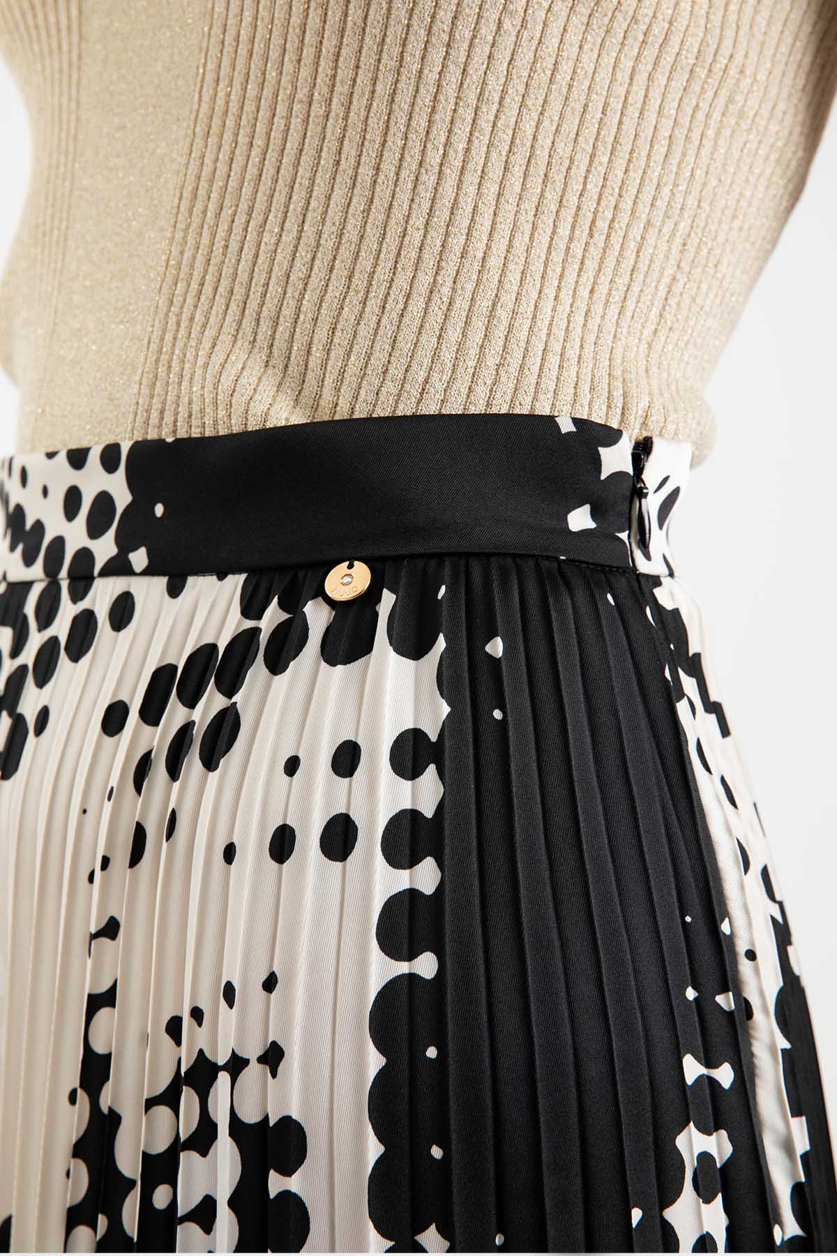 Liu Jo Midi Boy Pileli Etek-Libas Trendy Fashion Store