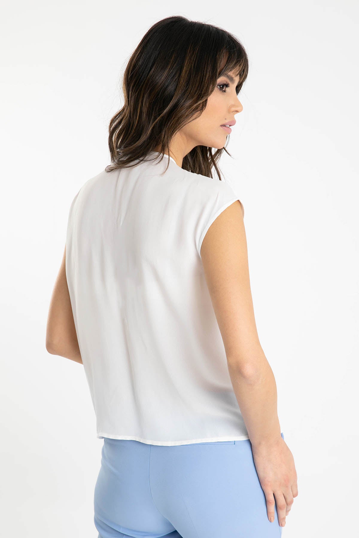 Liu Jo Zincir Yaka Aksesuarlı Gömlek-Libas Trendy Fashion Store