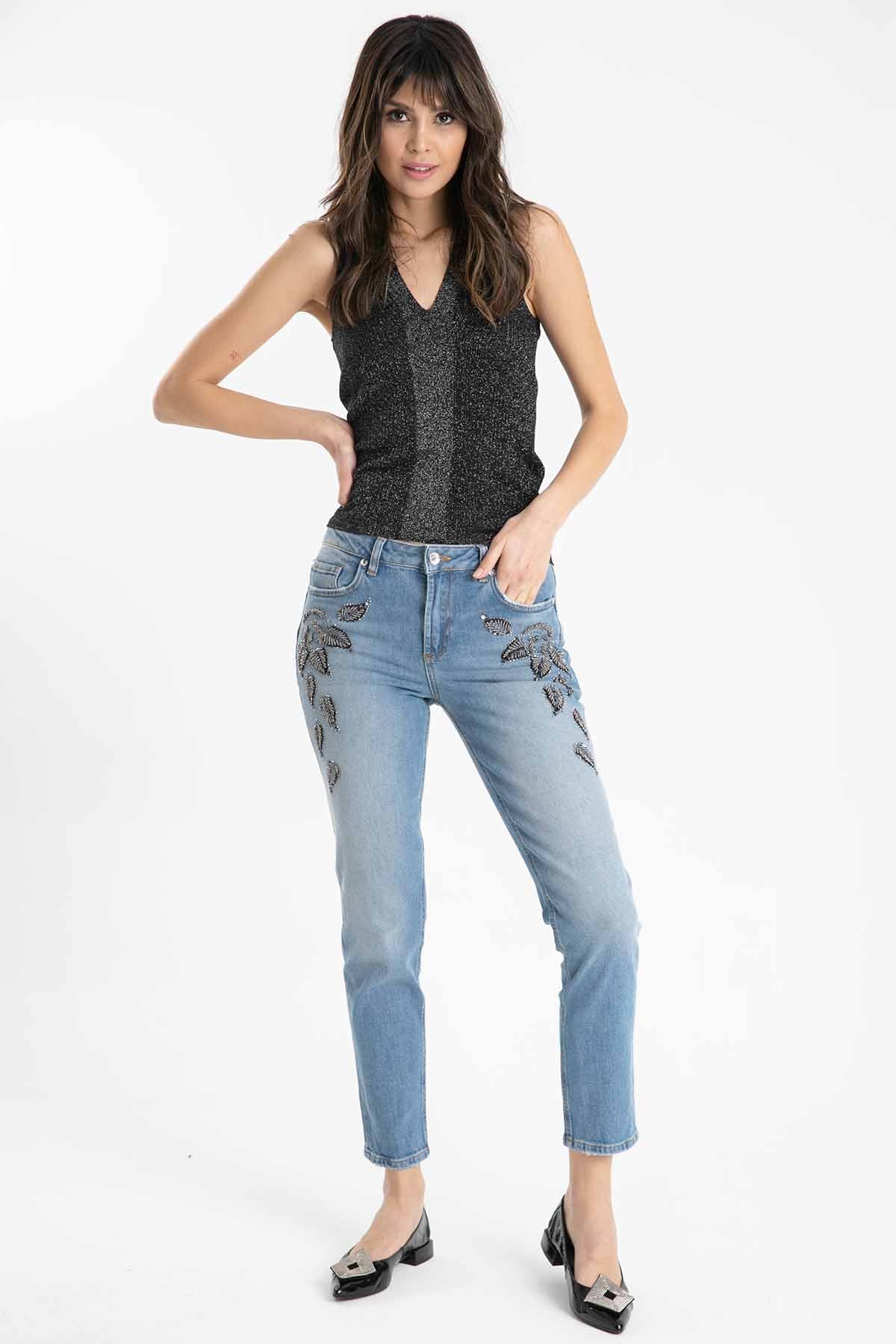 Liu Jo V Yaka Kolsuz Simli Bluz-Libas Trendy Fashion Store