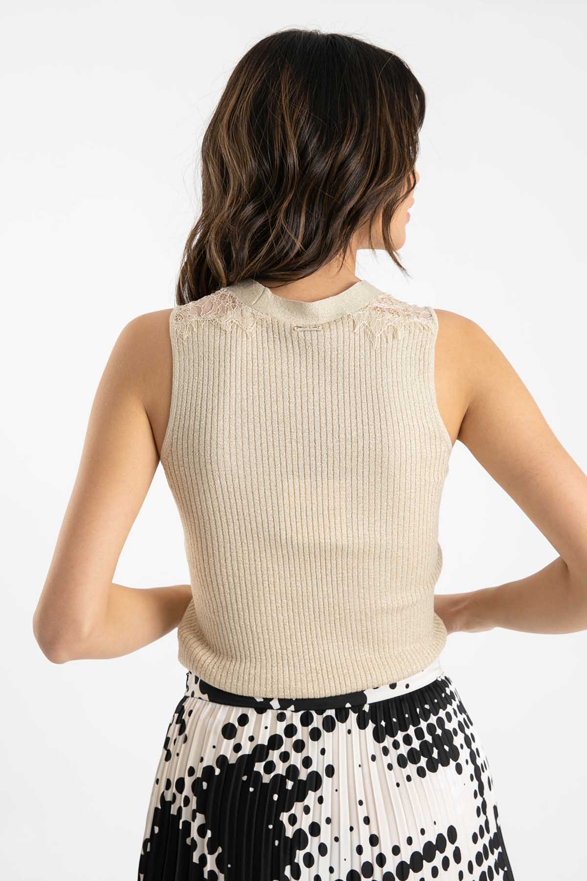 Liu Jo V Yaka Kolsuz Bluz-Libas Trendy Fashion Store