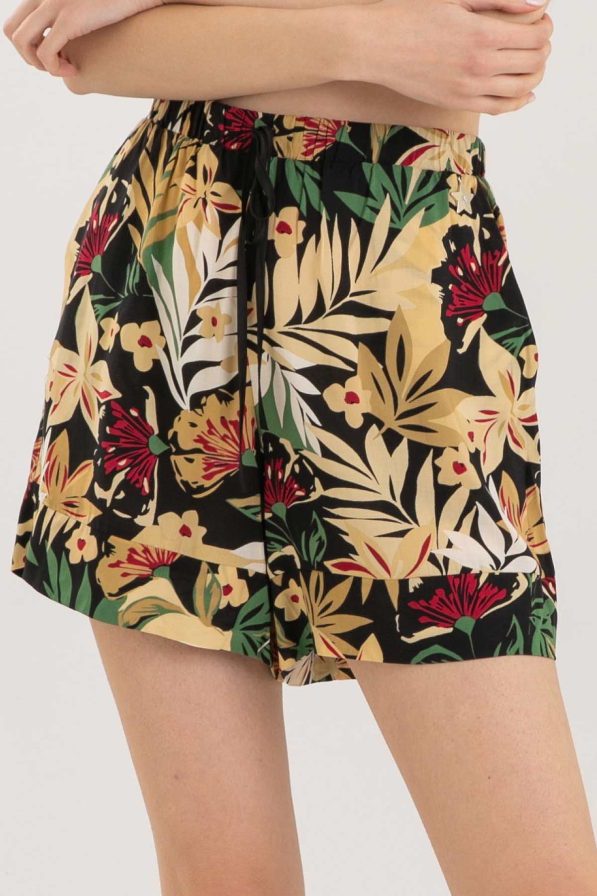 Liu Jo Tropik Desenli Yüksek Bel Şort-Libas Trendy Fashion Store