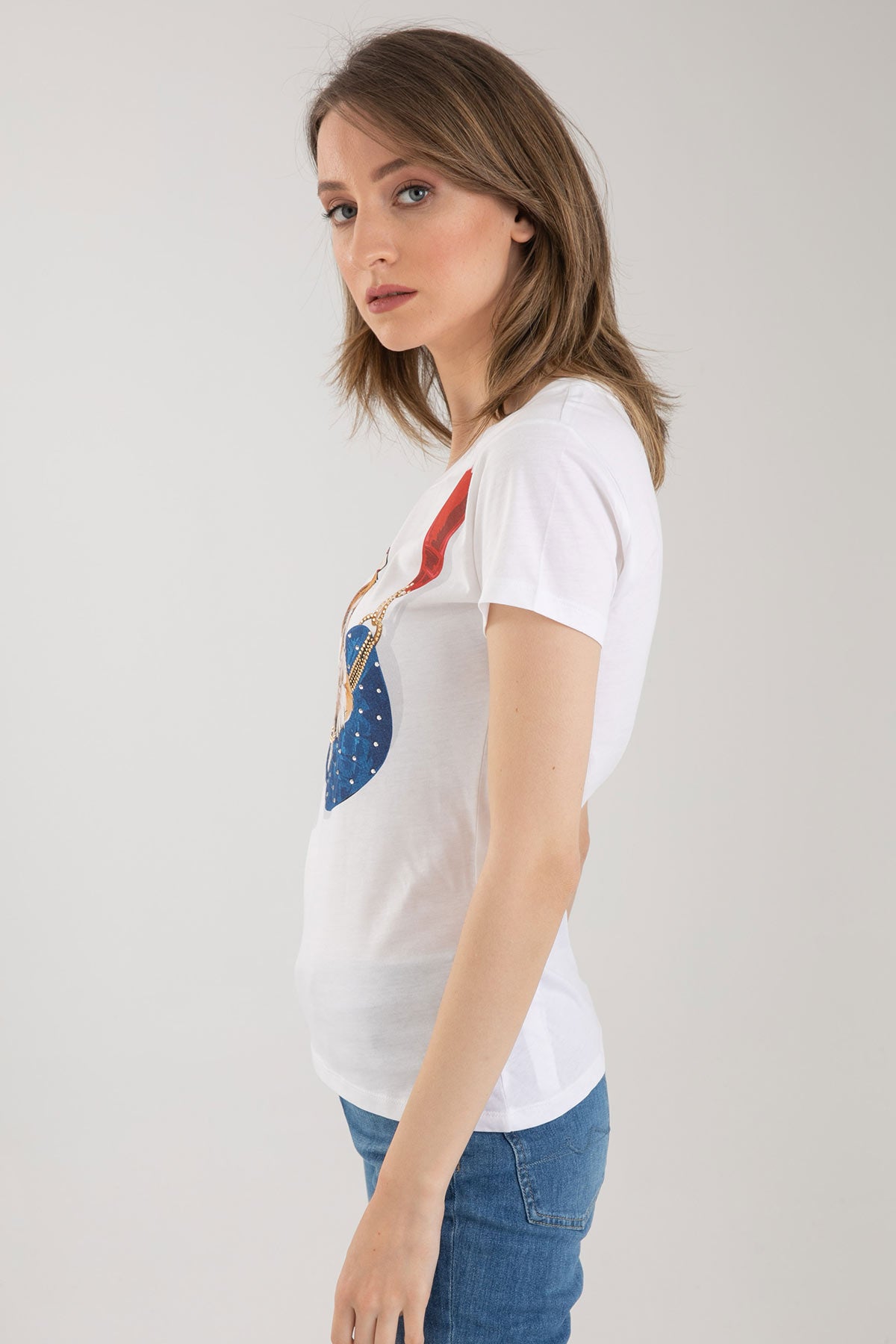 Liu Jo Köpek Temalı T-shirt-Libas Trendy Fashion Store