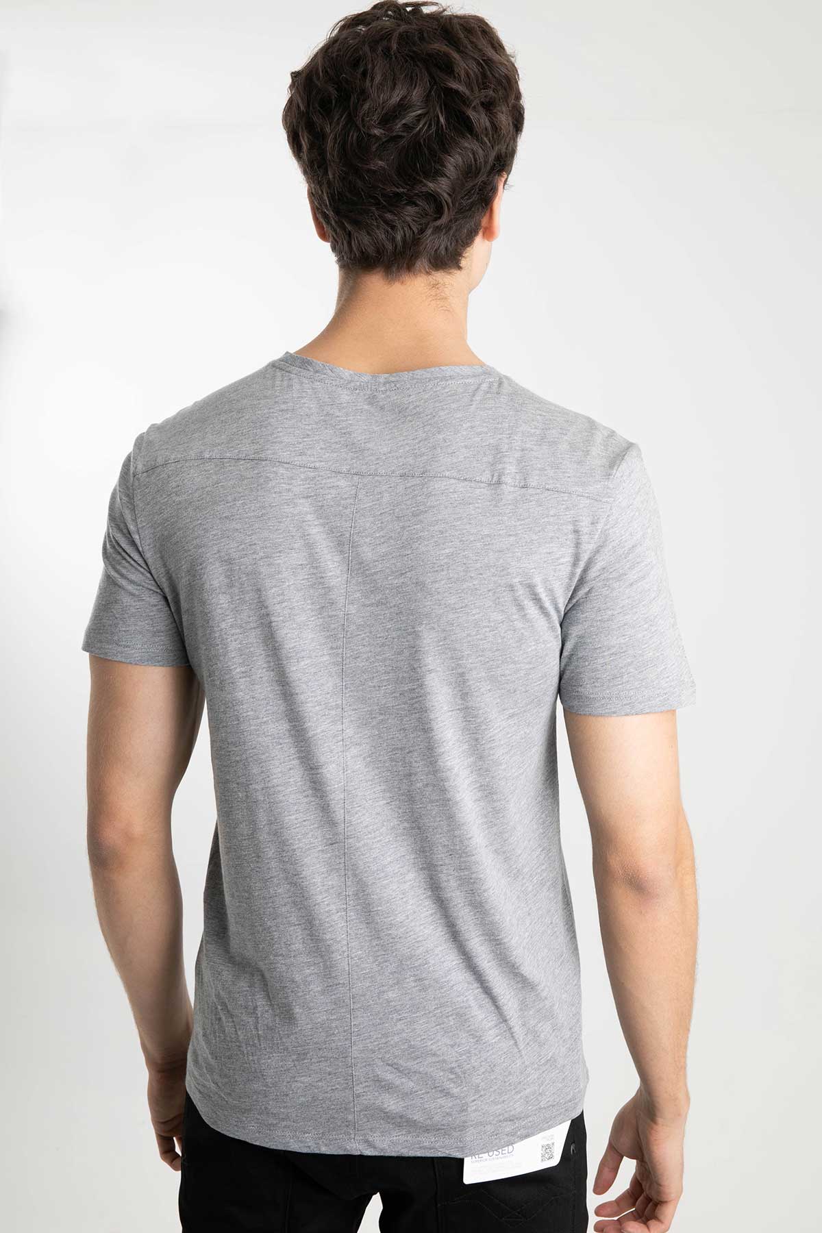 Tru Yuvarlak Yaka Basic T-shirt-Libas Trendy Fashion Store