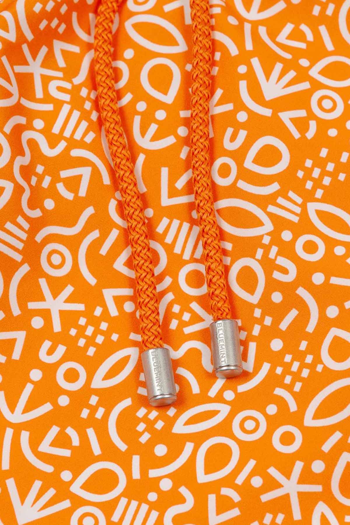 Bluemint Logan Orange Outline Şort Mayo-Libas Trendy Fashion Store