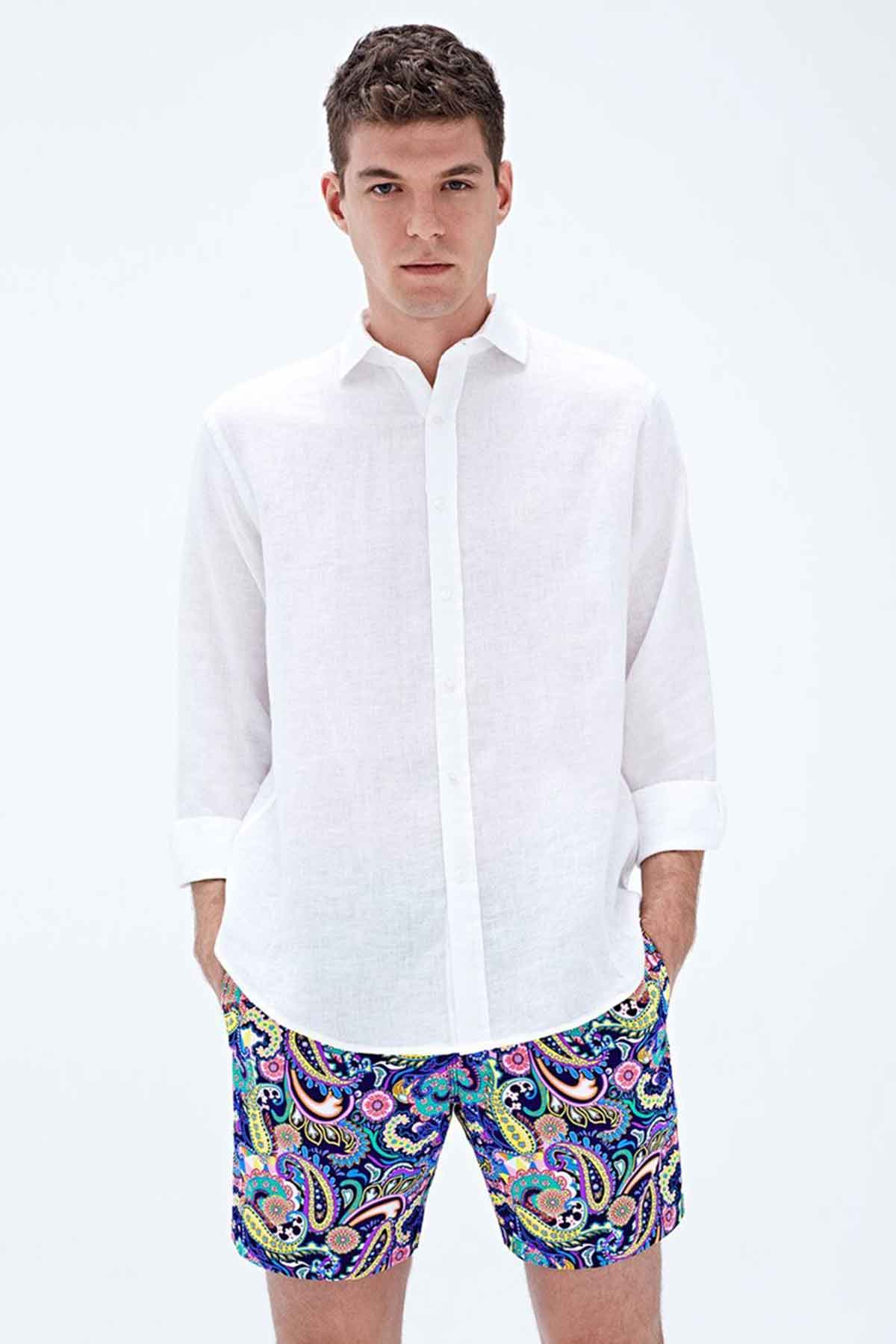 Bluemint Arthus Jazzy Paisley Şort Mayo-Libas Trendy Fashion Store