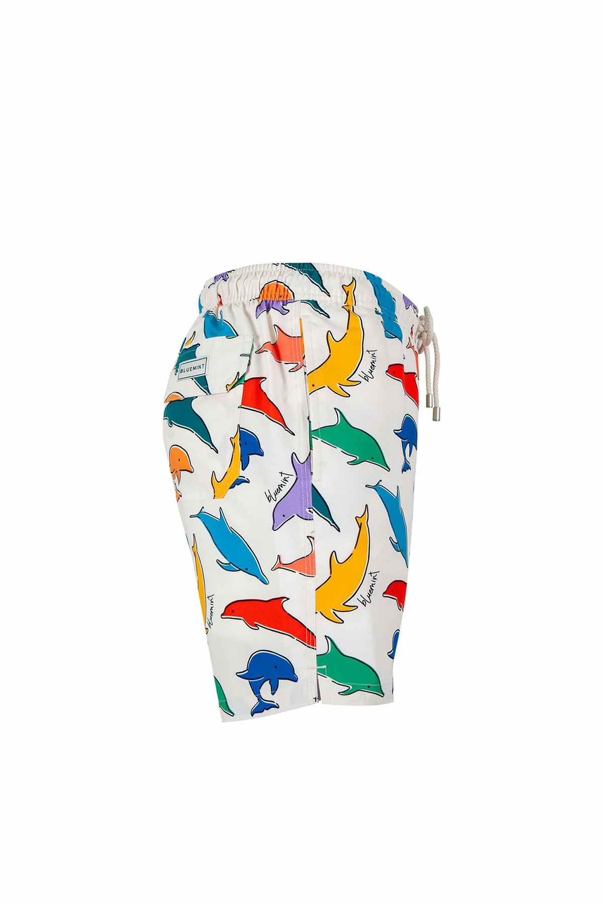 Bluemint Arthus Colourful Dolphin Şort Mayo-Libas Trendy Fashion Store