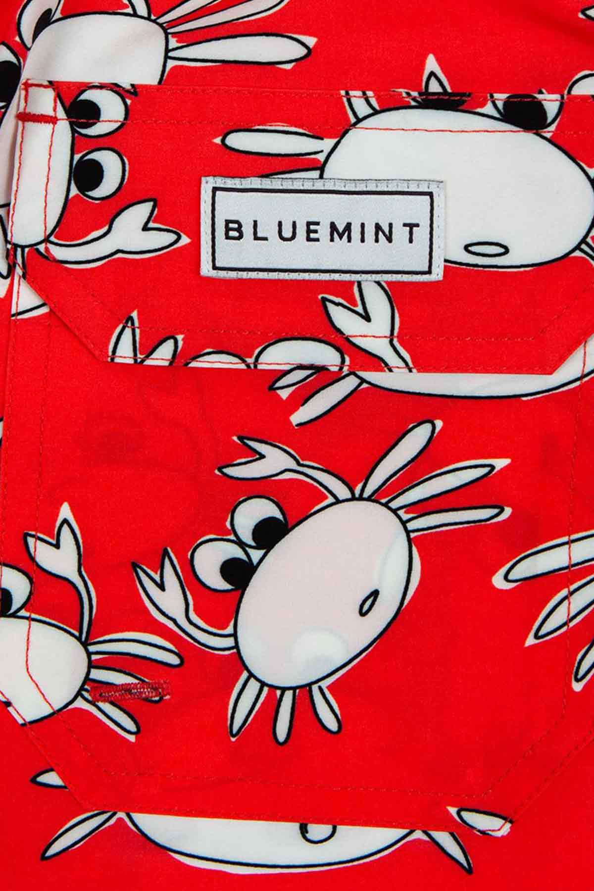 Bluemint Arthus Stretch Magenta Crab Şort Mayo-Libas Trendy Fashion Store