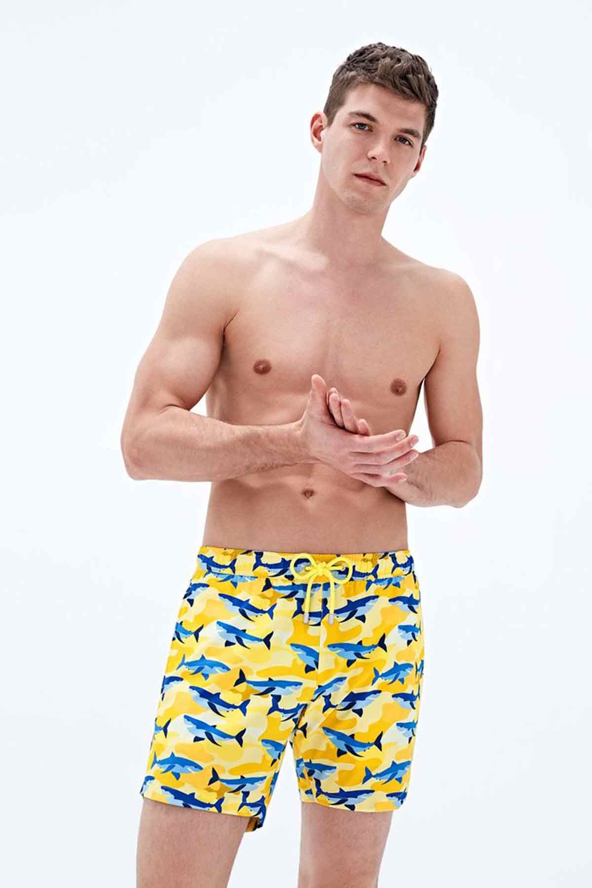 Bluemint Arthus Stretch Sunset Sharky Şort Mayo-Libas Trendy Fashion Store