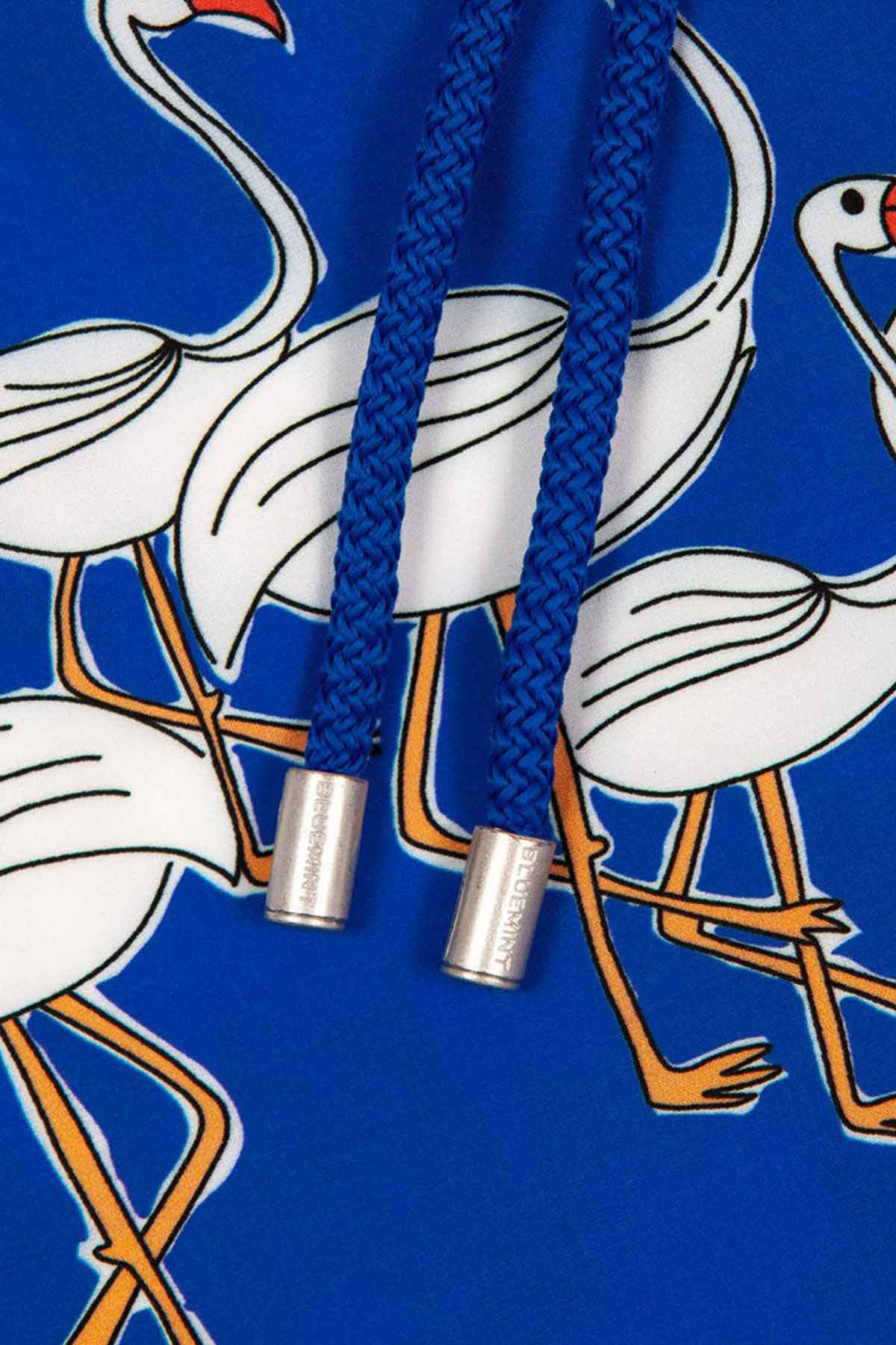 Bluemint Arthus Stretch Deep Blue Stork Şort Mayo-Libas Trendy Fashion Store