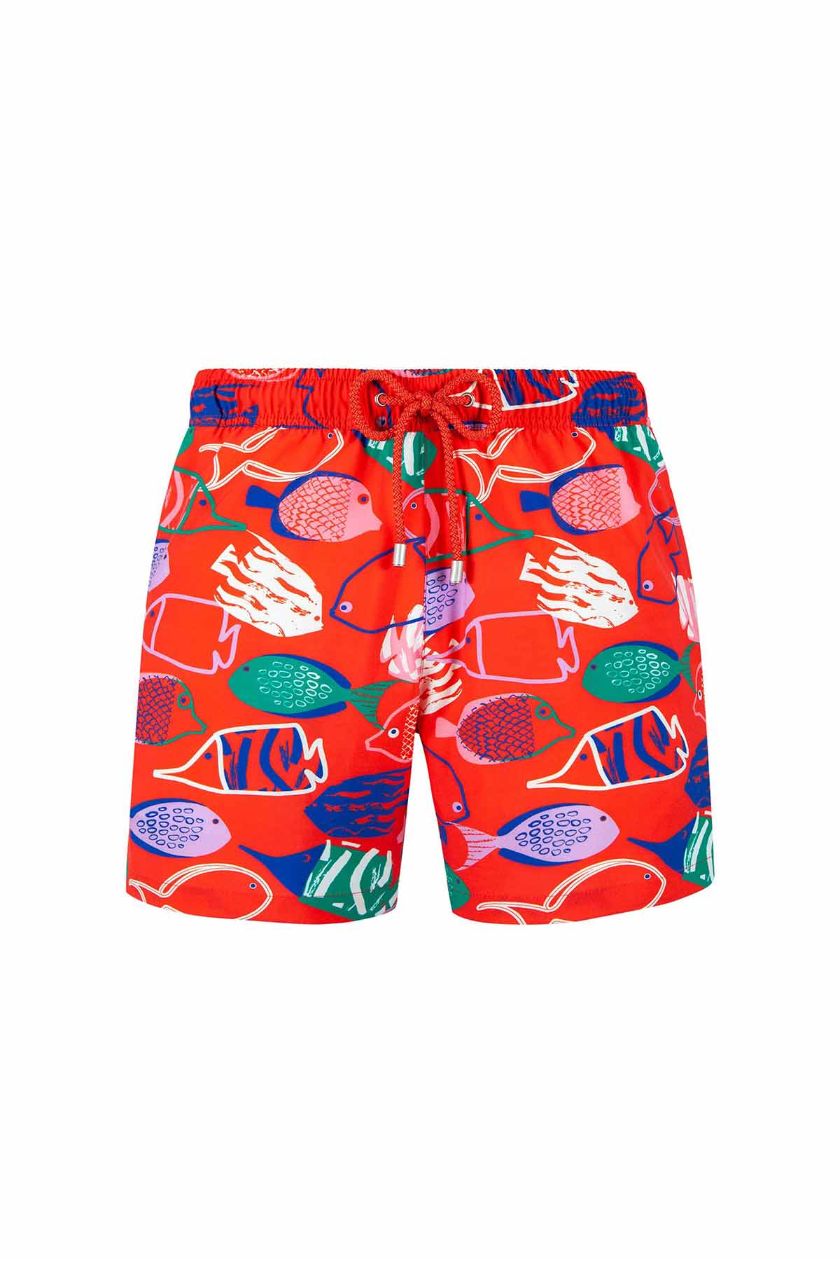 Bluemint Arthus Stretch Fiery Aquarium Şort Mayo-Libas Trendy Fashion Store