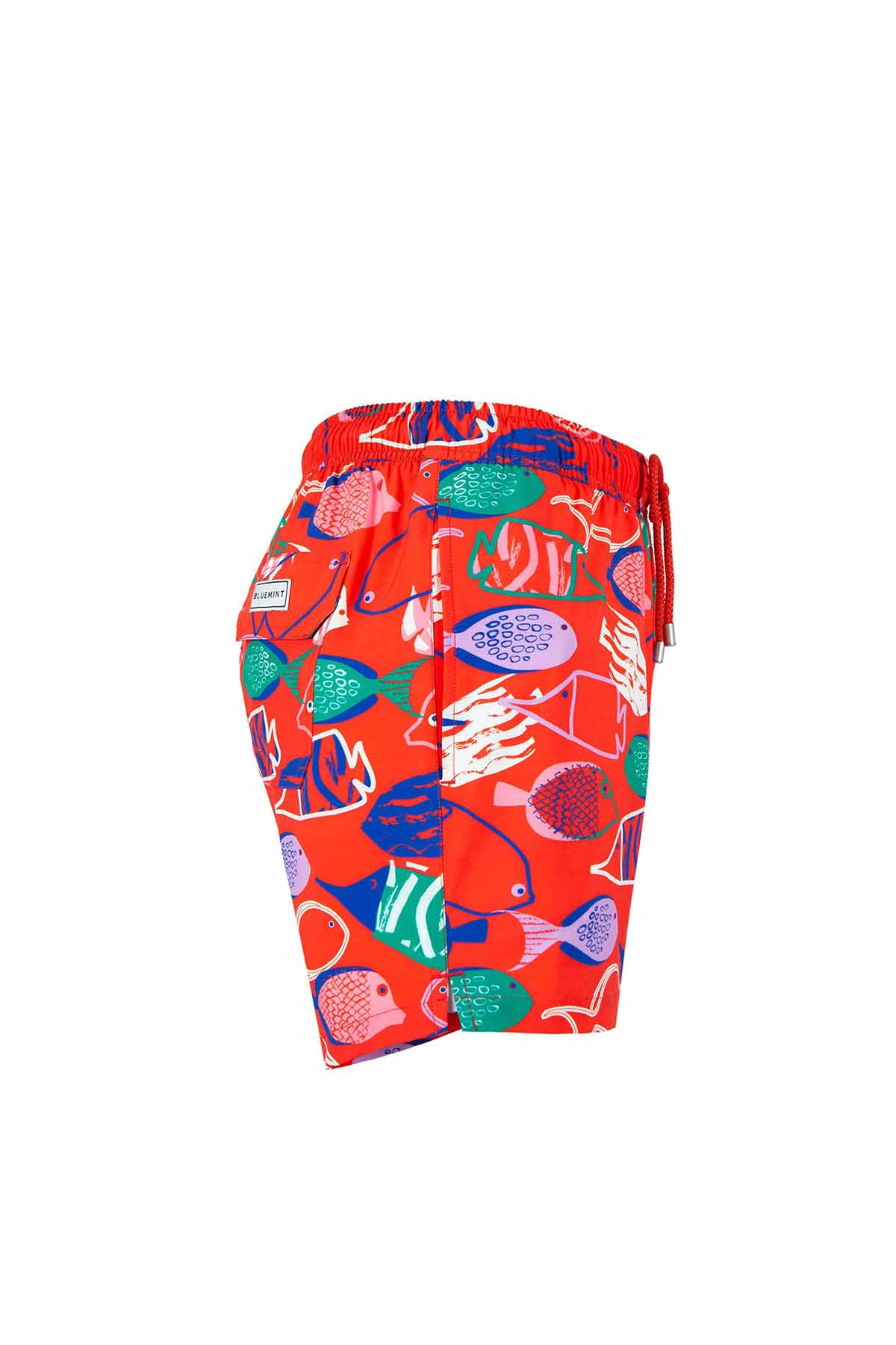 Bluemint Arthus Stretch Fiery Aquarium Şort Mayo-Libas Trendy Fashion Store