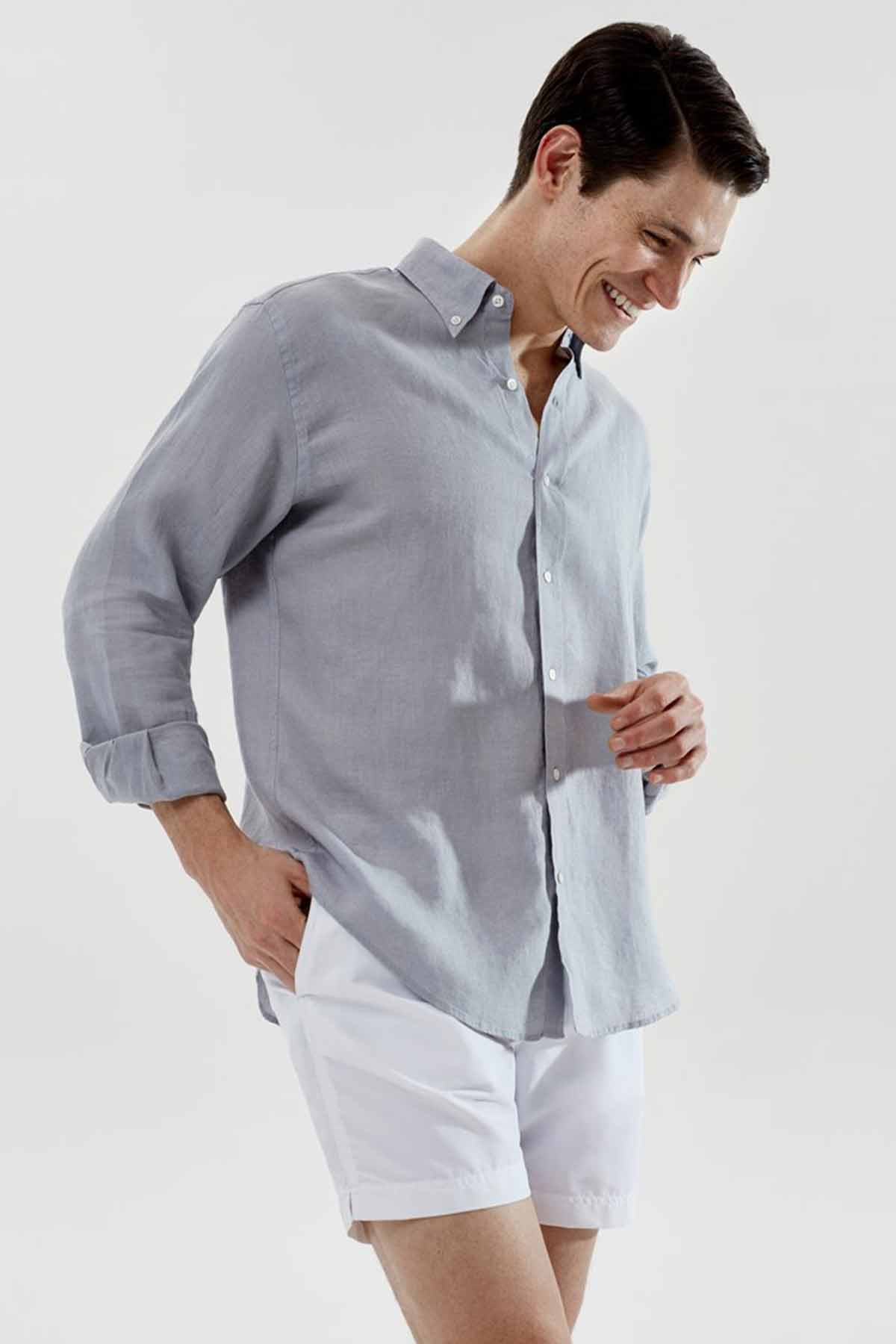 Bluemint Martin Comfort Fit Keten Gömlek-Libas Trendy Fashion Store