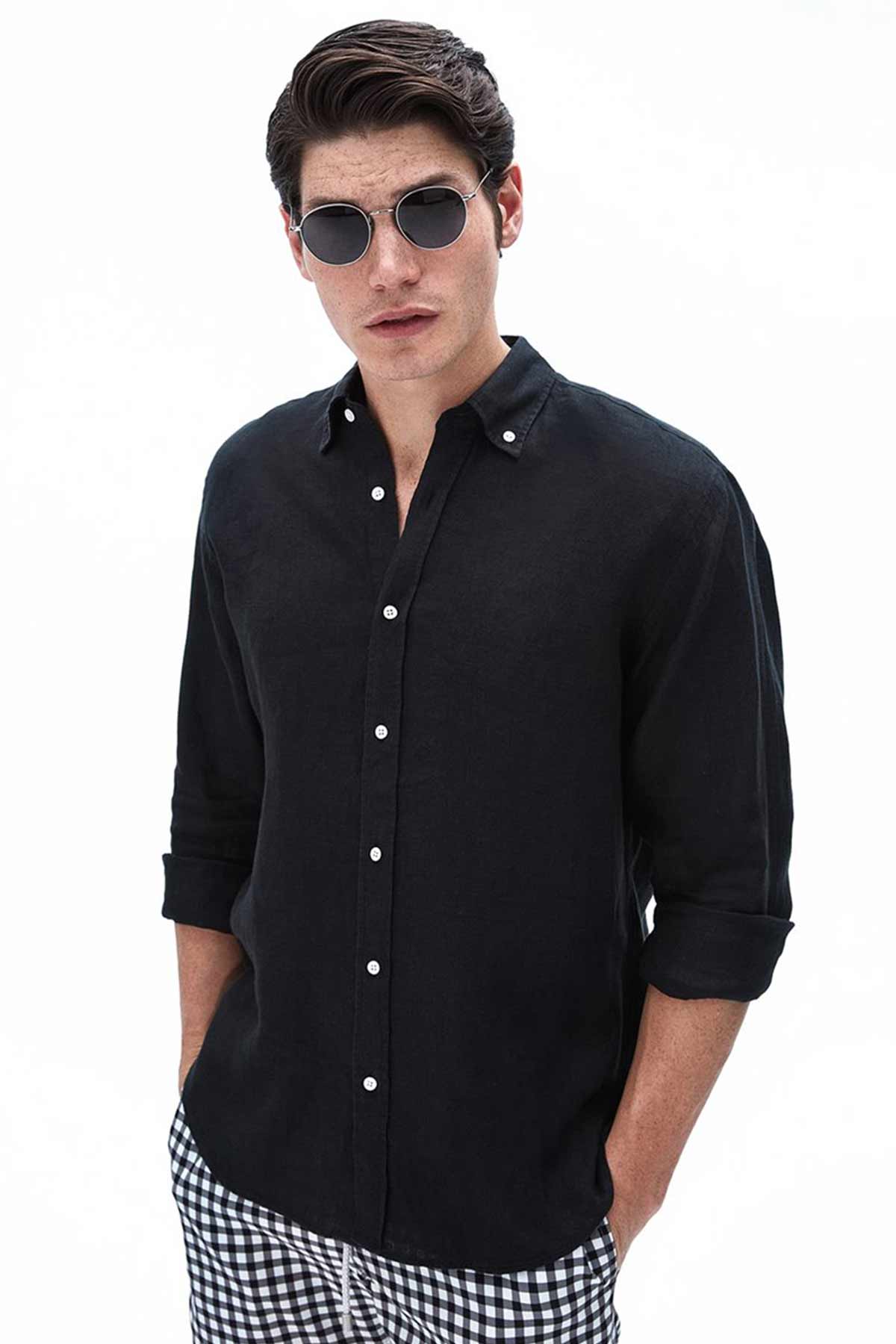 Bluemint Martin Comfort Fit Keten Gömlek-Libas Trendy Fashion Store