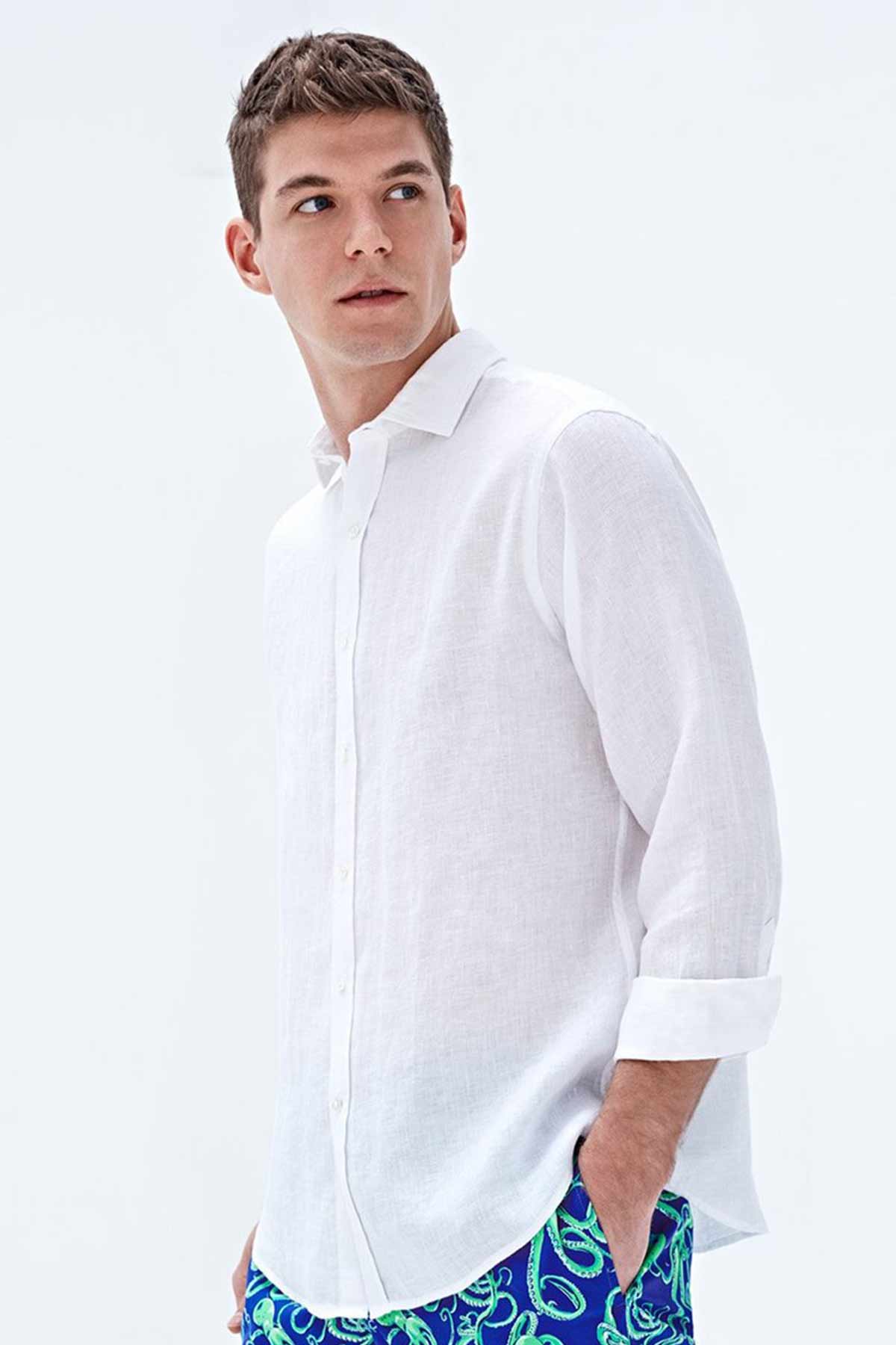 Bluemint Luca Comfort Fit Keten Gömlek-Libas Trendy Fashion Store