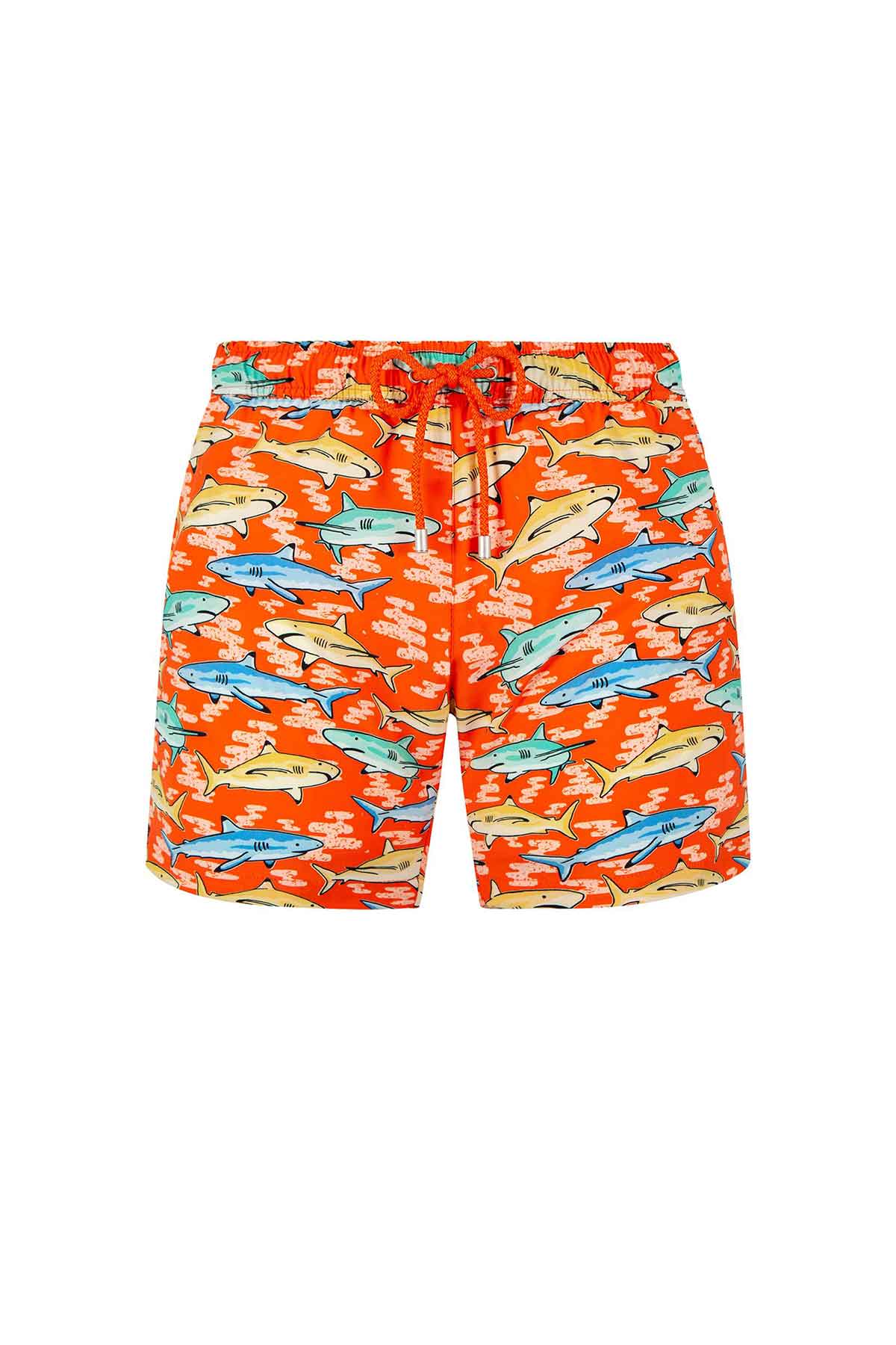 Bluemint Arthus Stretch Orange Shark Şort Mayo-Libas Trendy Fashion Store