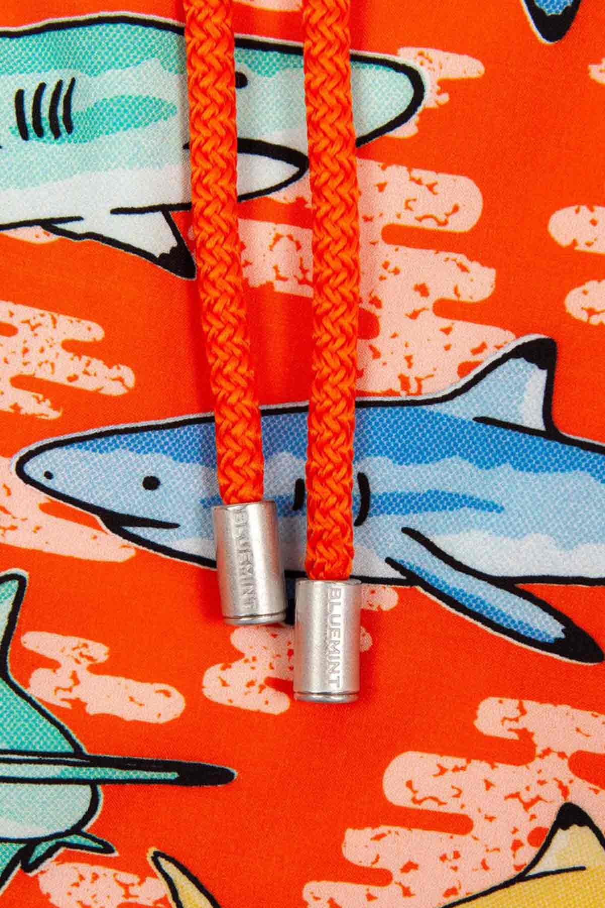 Bluemint Arthus Stretch Orange Shark Şort Mayo-Libas Trendy Fashion Store
