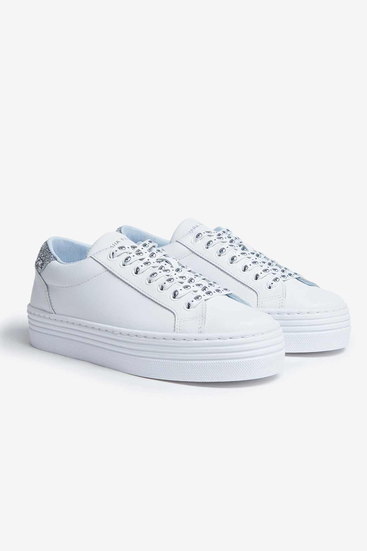 Chiara Ferragni Göz Logo Bağcıklı Sneaker Ayakkabı-Libas Trendy Fashion Store