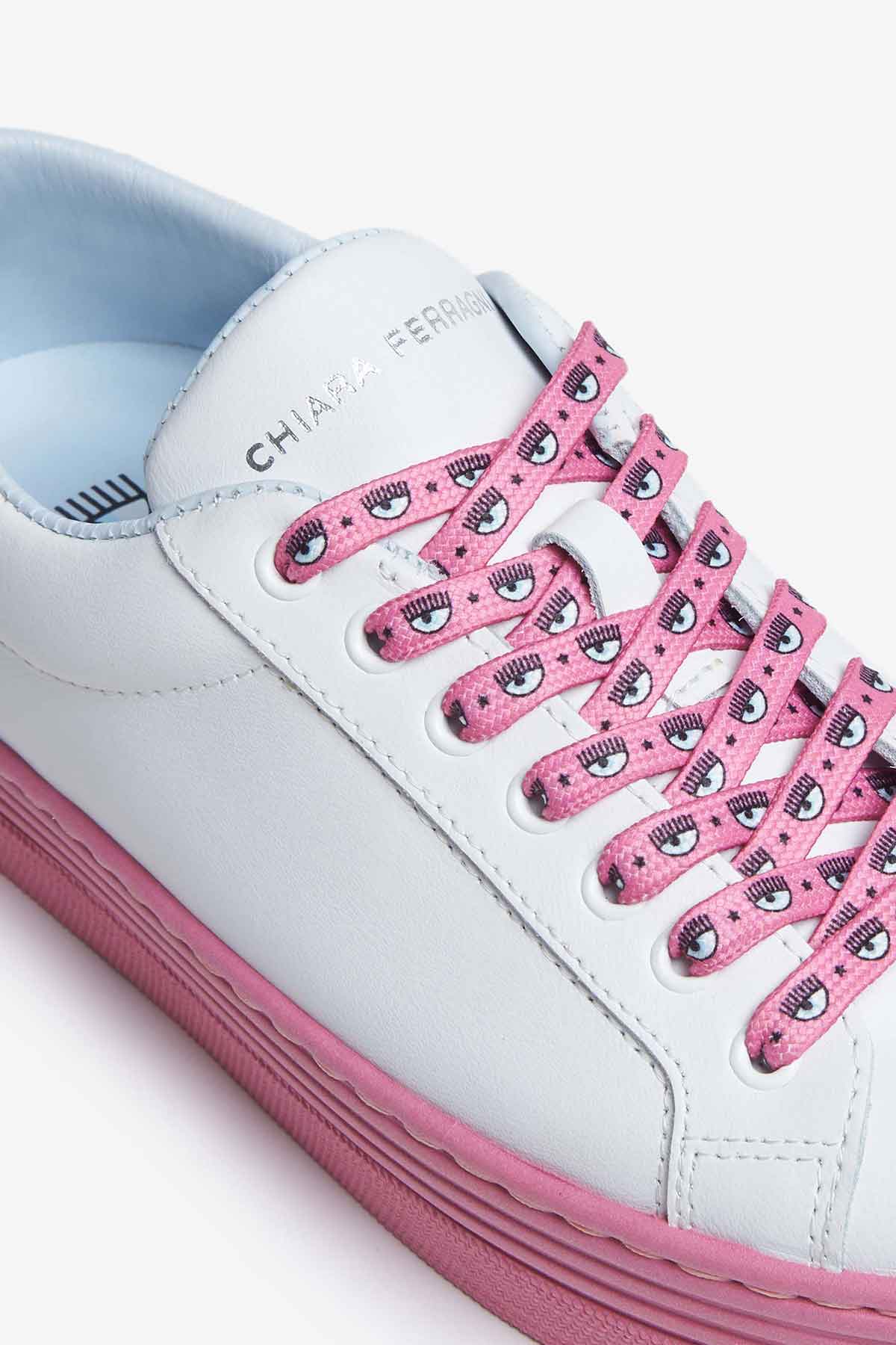 Chiara Ferragni Göz Logo Bağcıklı Sneaker Ayakkabı-Libas Trendy Fashion Store