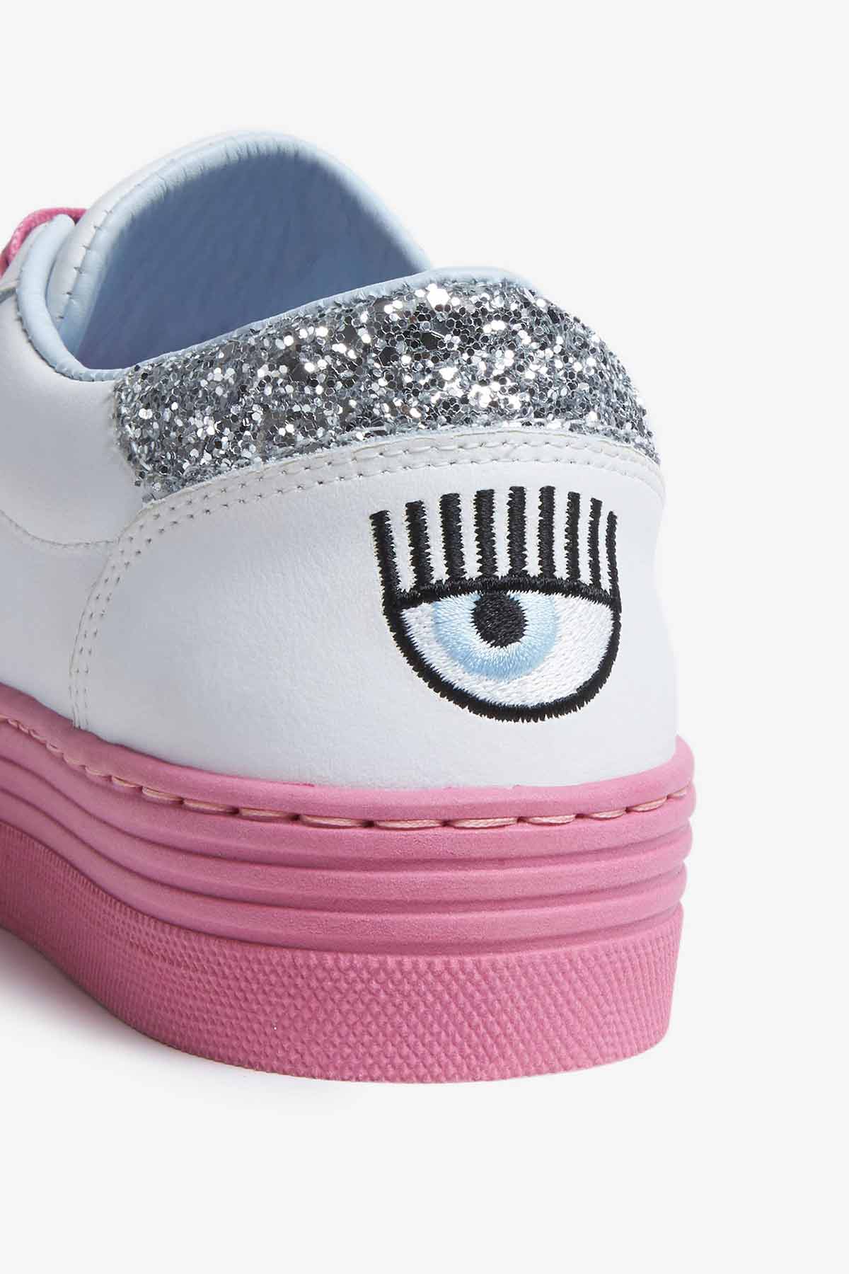 Chiara Ferragni Göz Logo Bağcıklı Sneaker Ayakkabı-Libas Trendy Fashion Store