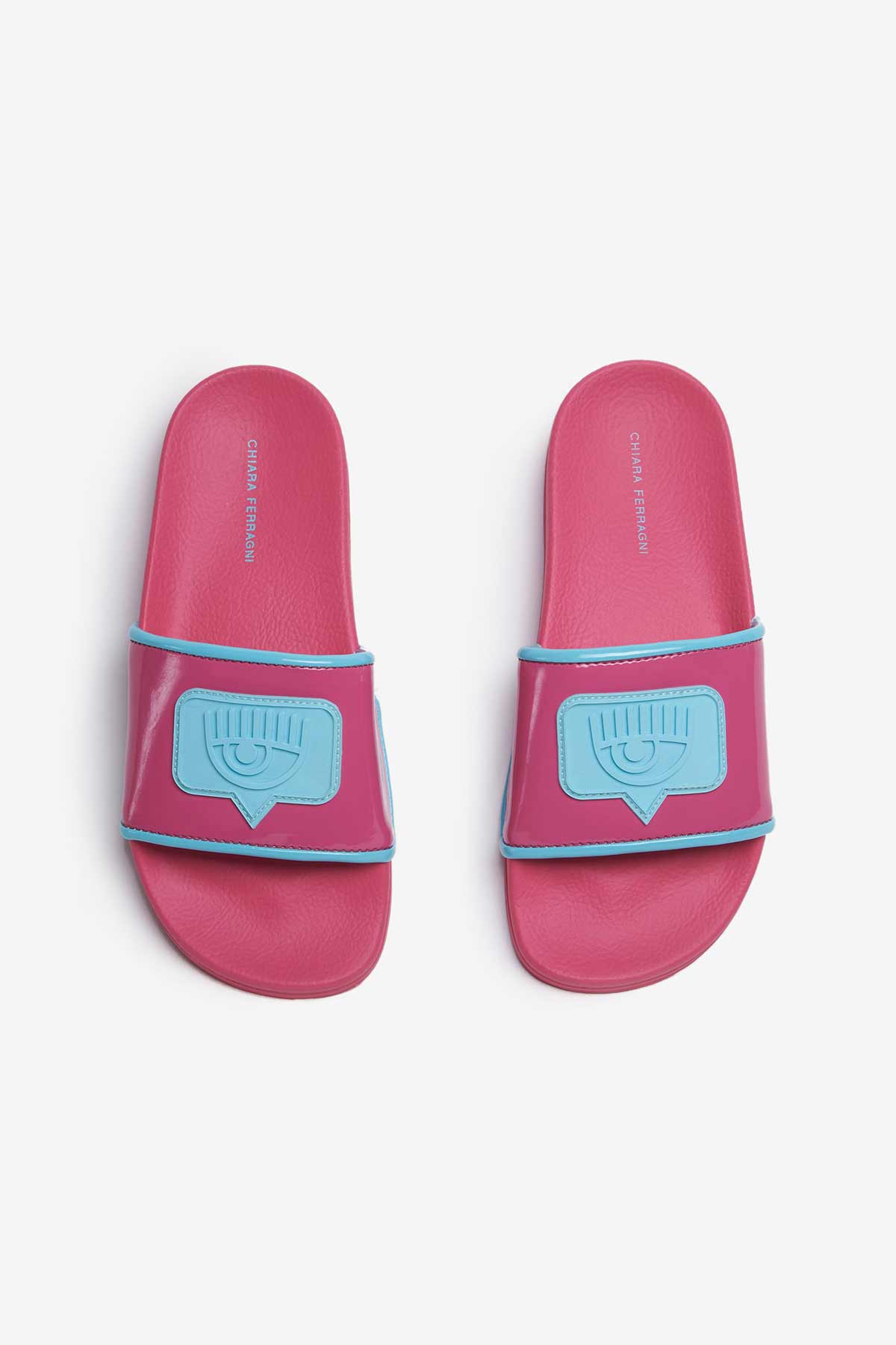 Chiara Ferragni Flirting Göz Logolu Terlik-Libas Trendy Fashion Store