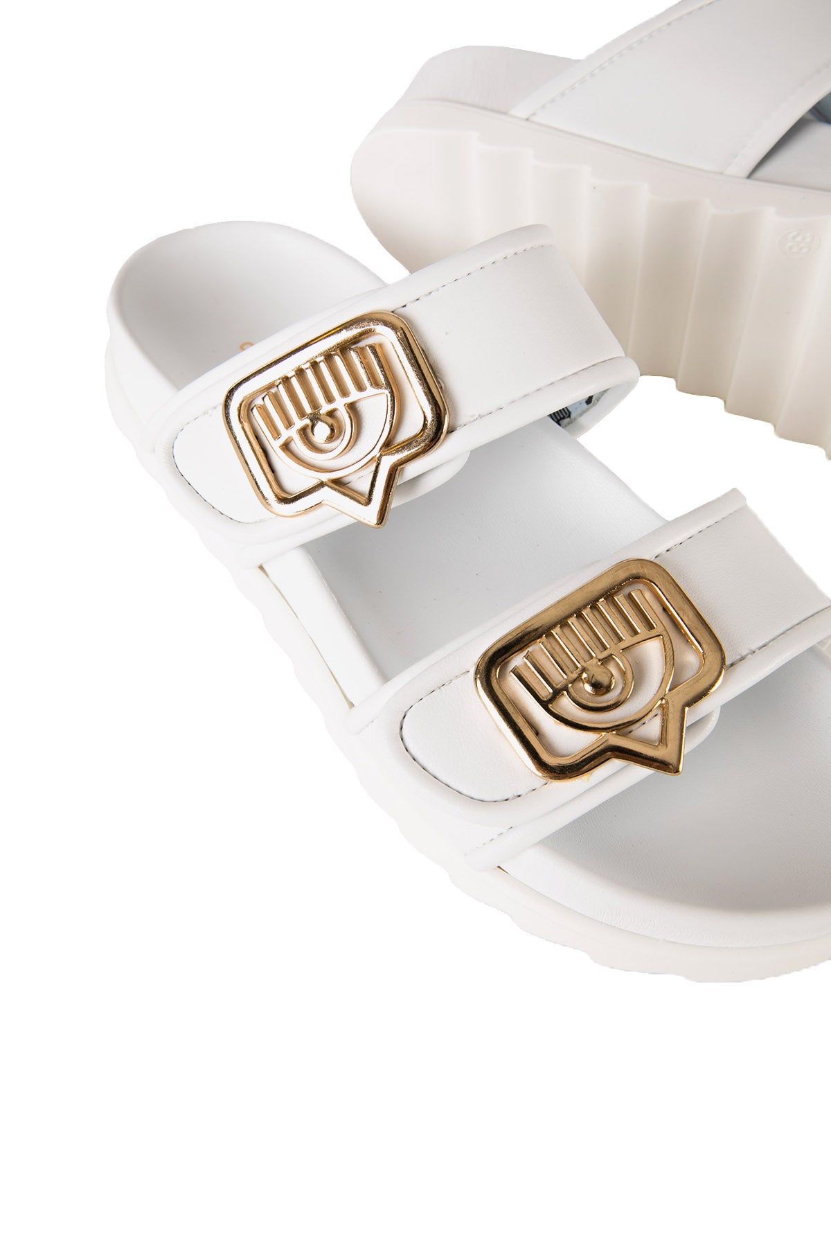 Chiara Ferragni Cırtcırt Bantlı Logolu Sandalet-Libas Trendy Fashion Store