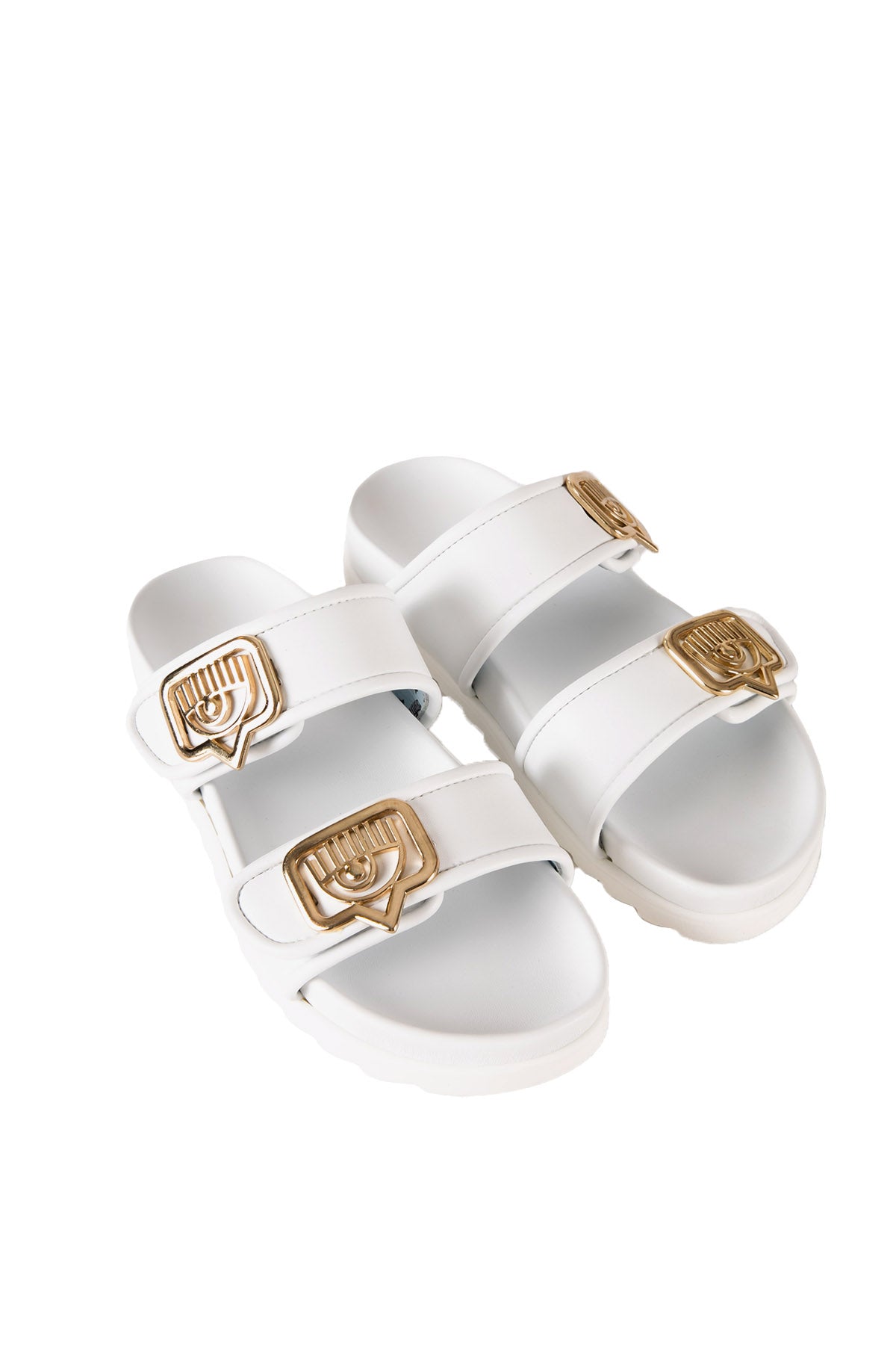 Chiara Ferragni Cırtcırt Bantlı Logolu Sandalet-Libas Trendy Fashion Store