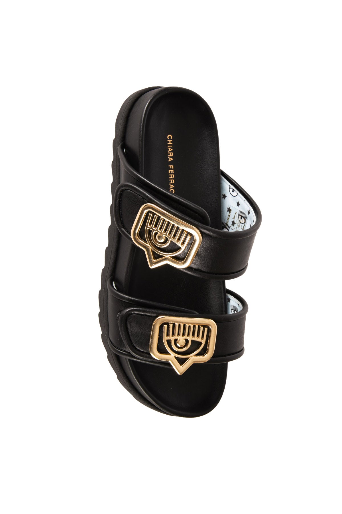 Chiara Ferragni Cırtcırt Bantlı Logolu Sandalet-Libas Trendy Fashion Store