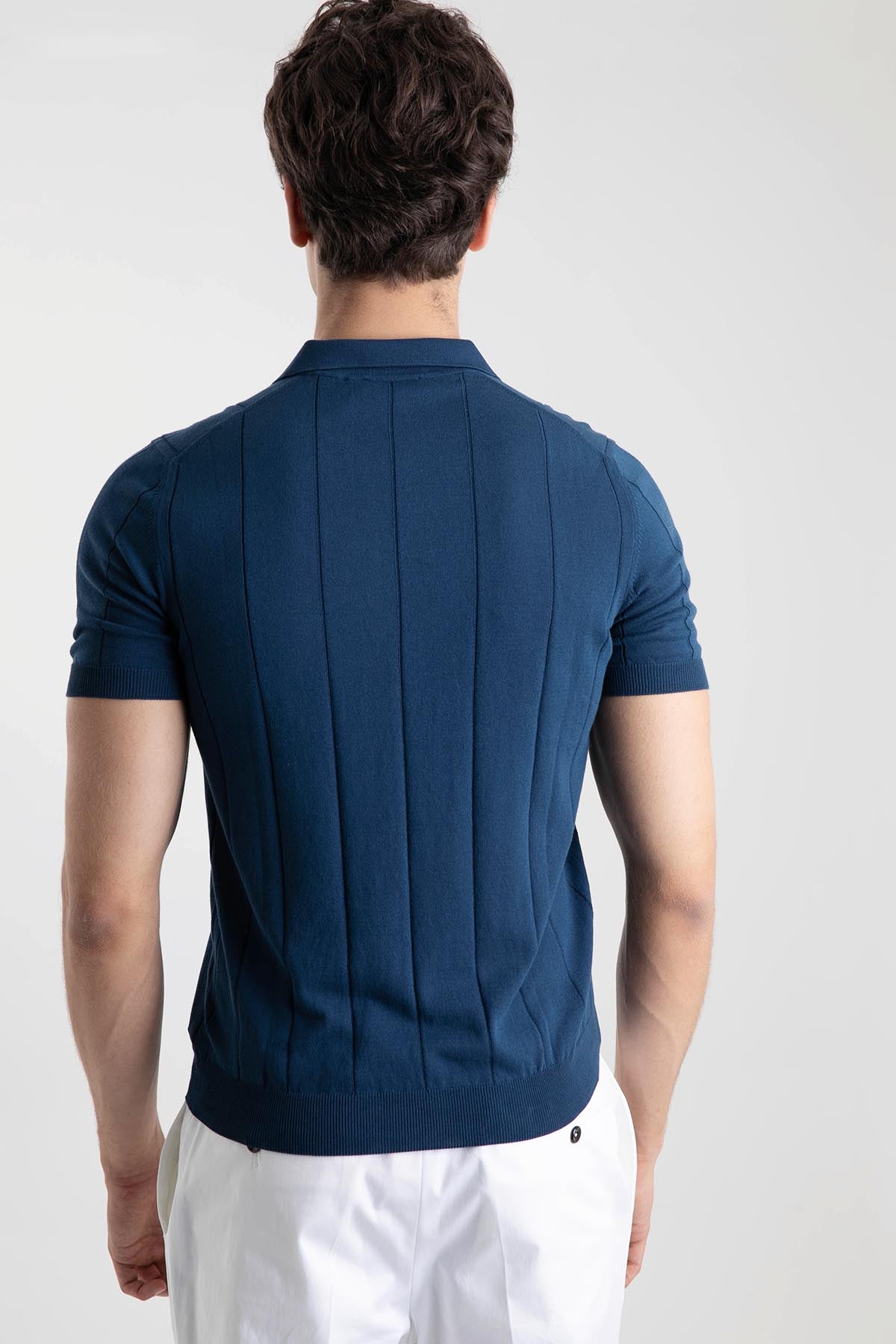 Gran Sasso Polo Yaka T-shirt-Libas Trendy Fashion Store