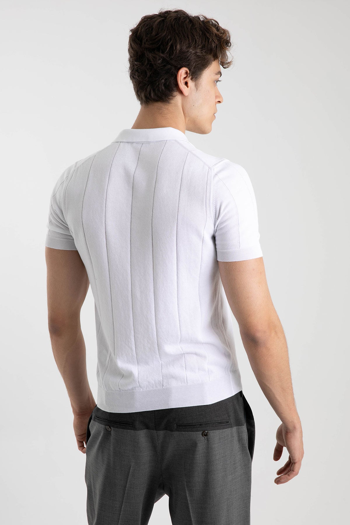 Gran Sasso Polo Yaka T-shirt-Libas Trendy Fashion Store