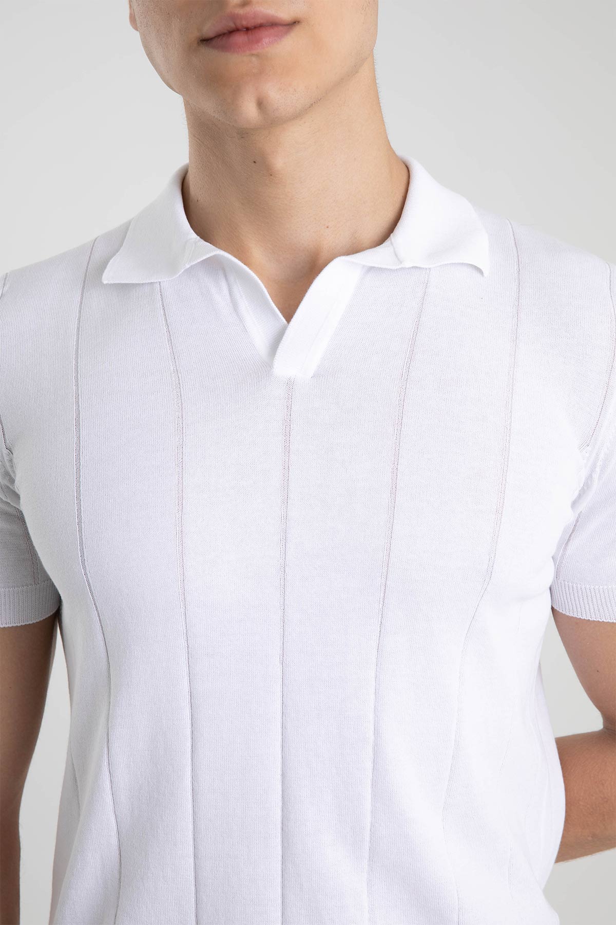 Gran Sasso Polo Yaka T-shirt-Libas Trendy Fashion Store