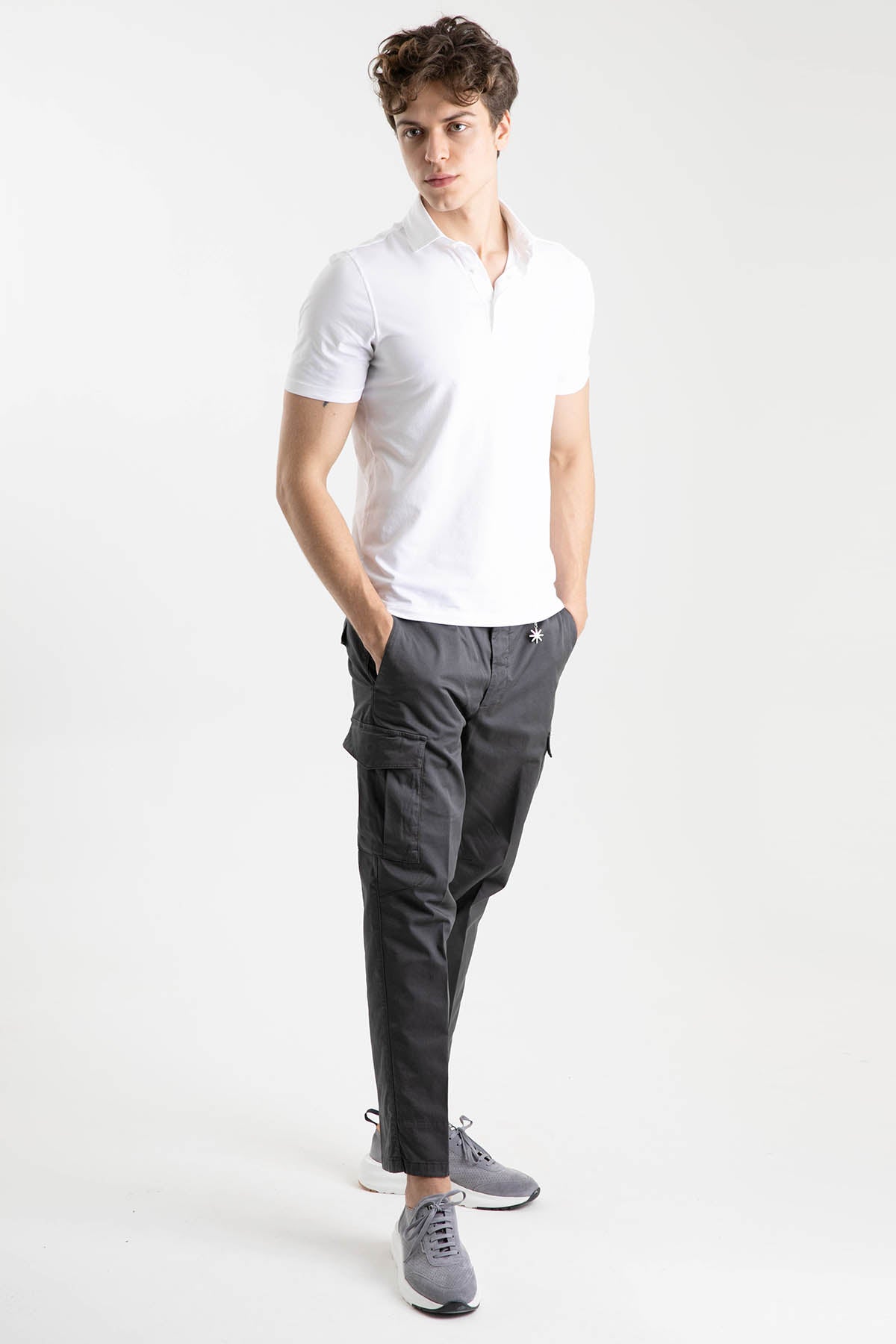 Gran Sasso Polo Yaka Streç T-shirt-Libas Trendy Fashion Store