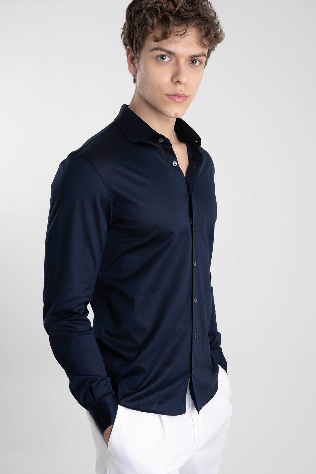 Gran Sasso Fransız Yaka Gömlek-Libas Trendy Fashion Store