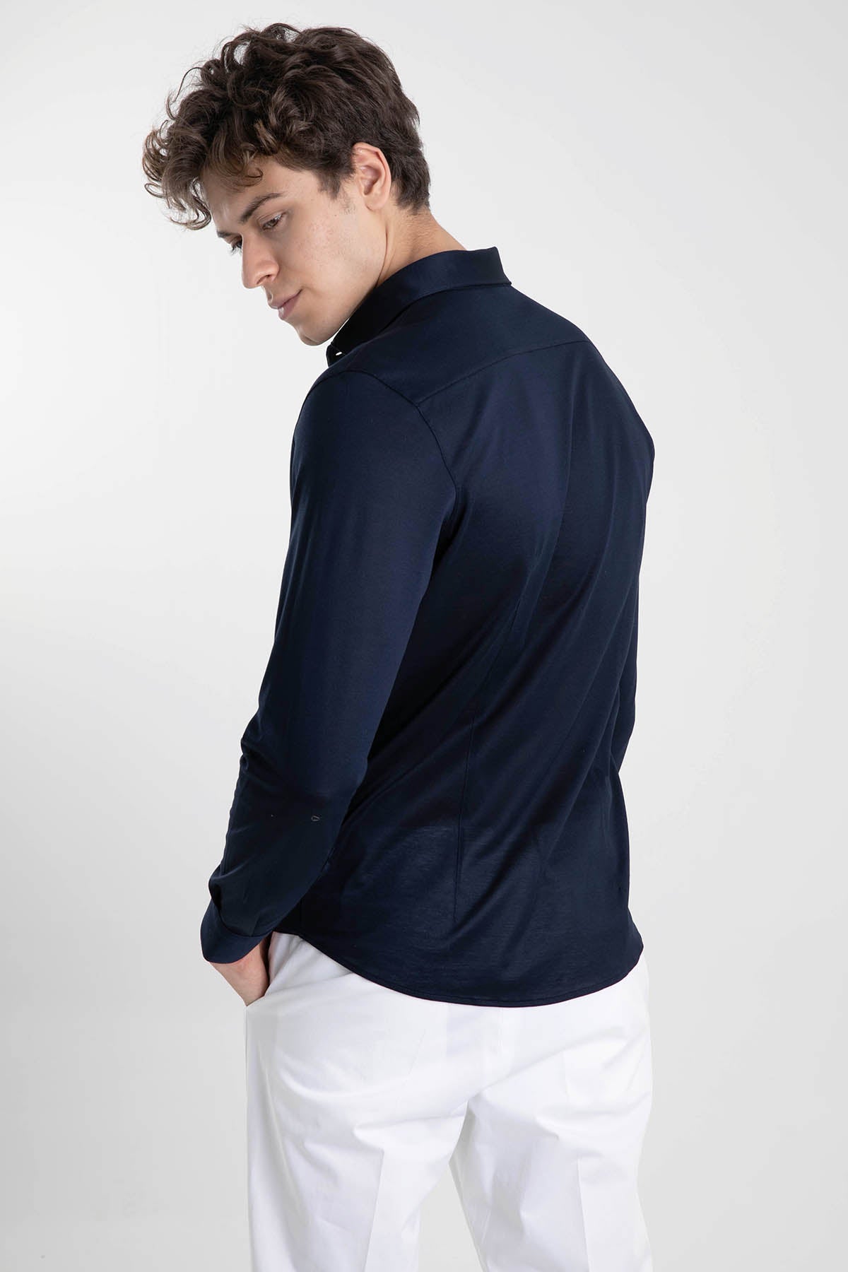 Gran Sasso Fransız Yaka Gömlek-Libas Trendy Fashion Store