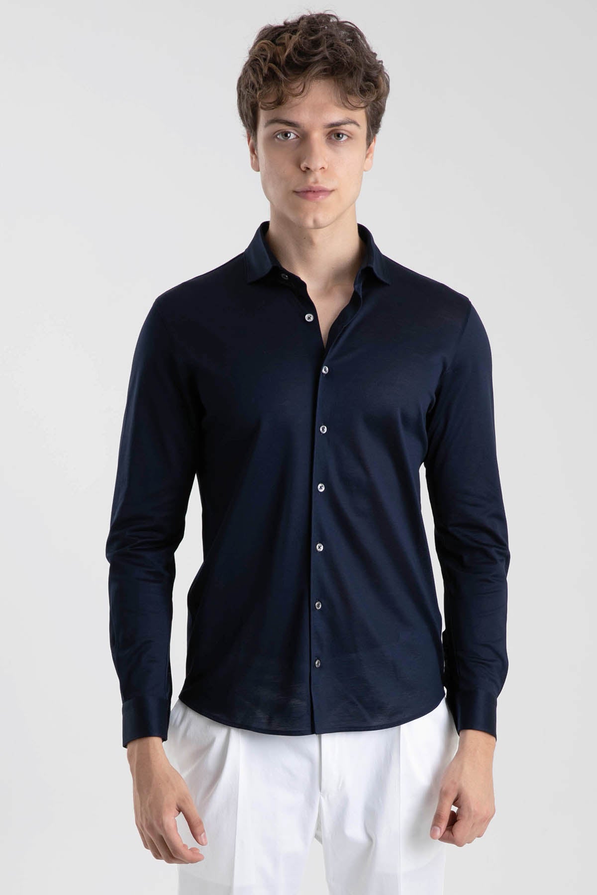 Gran Sasso Fransız Yaka Gömlek-Libas Trendy Fashion Store