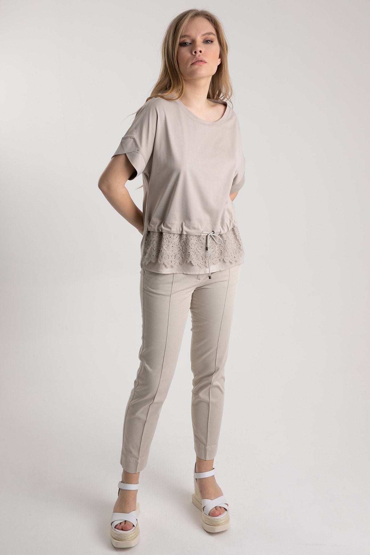 Tonet Slim Fit Kısa Paça Pantolon-Libas Trendy Fashion Store