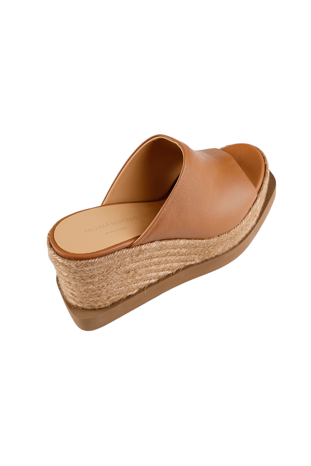 Paloma Barcelo Hasır Dolgu Topuklu Deri Terlik-Libas Trendy Fashion Store