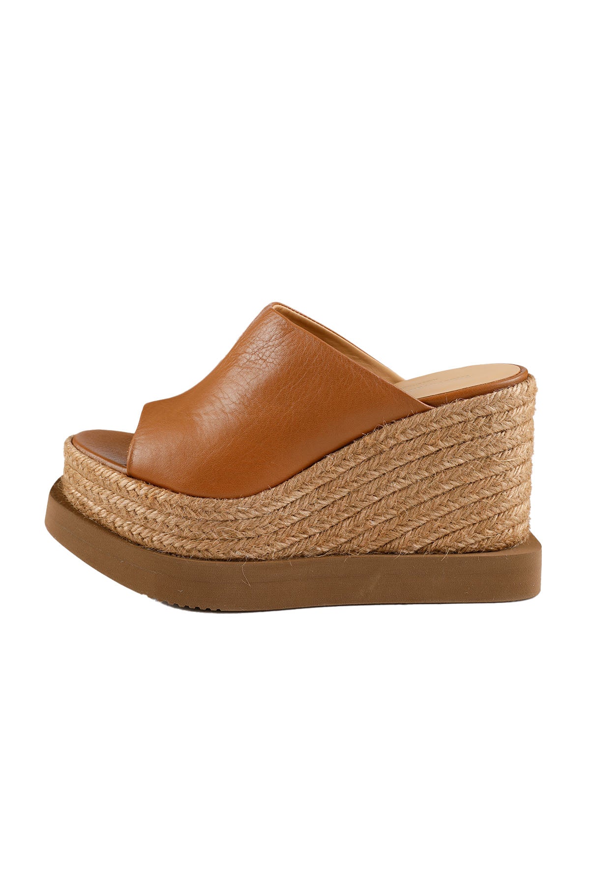 Paloma Barcelo Hasır Dolgu Topuklu Deri Terlik-Libas Trendy Fashion Store