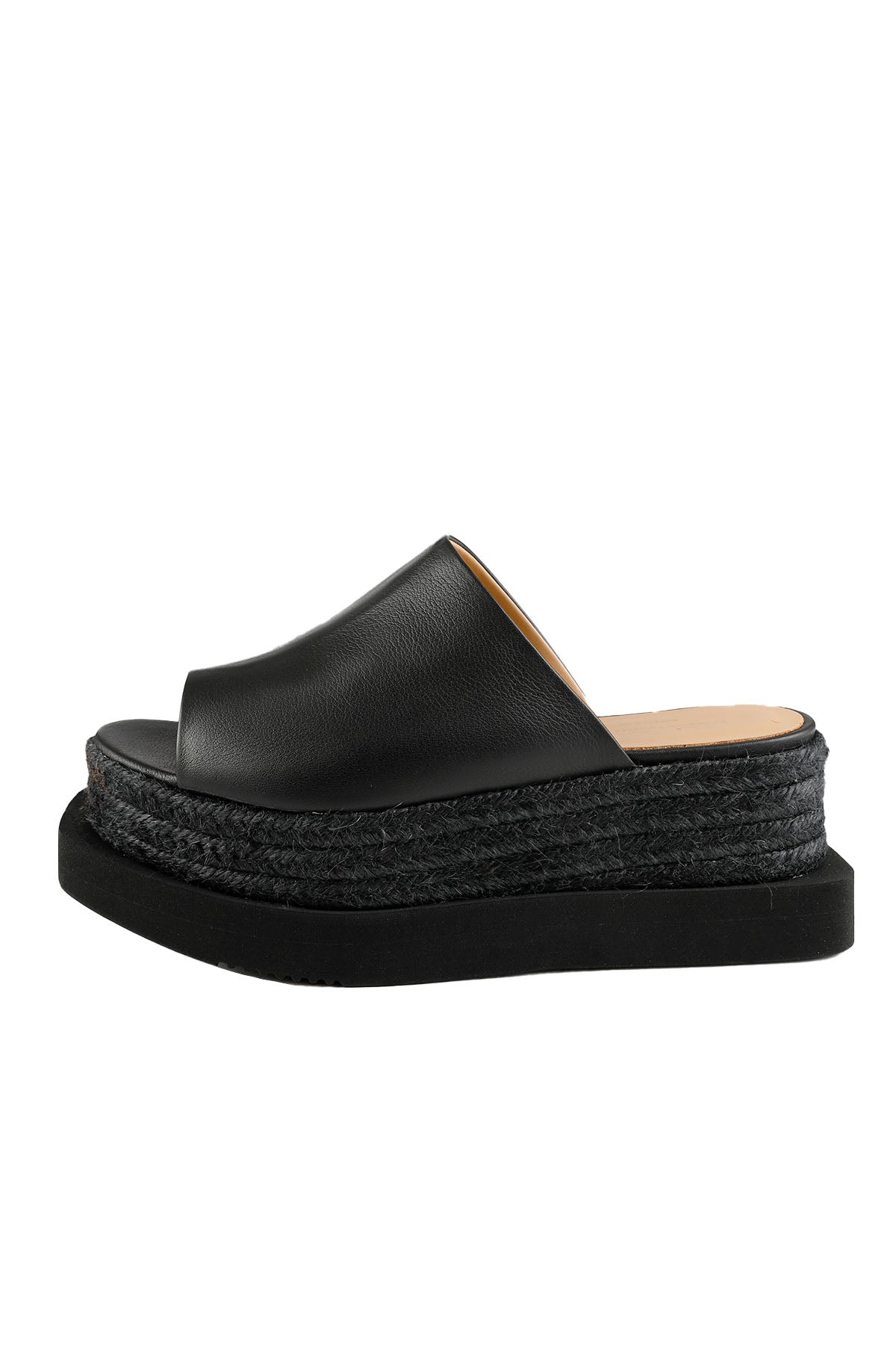 Paloma Barcelo Hasır Dolgu Topuklu Deri Terlik-Libas Trendy Fashion Store