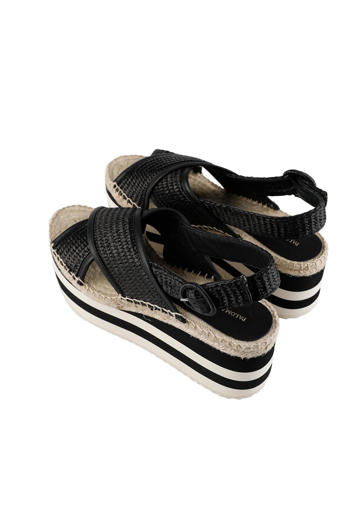 Paloma Barcelo Çapraz Bantlı Dolgu Topuk Sandalet-Libas Trendy Fashion Store