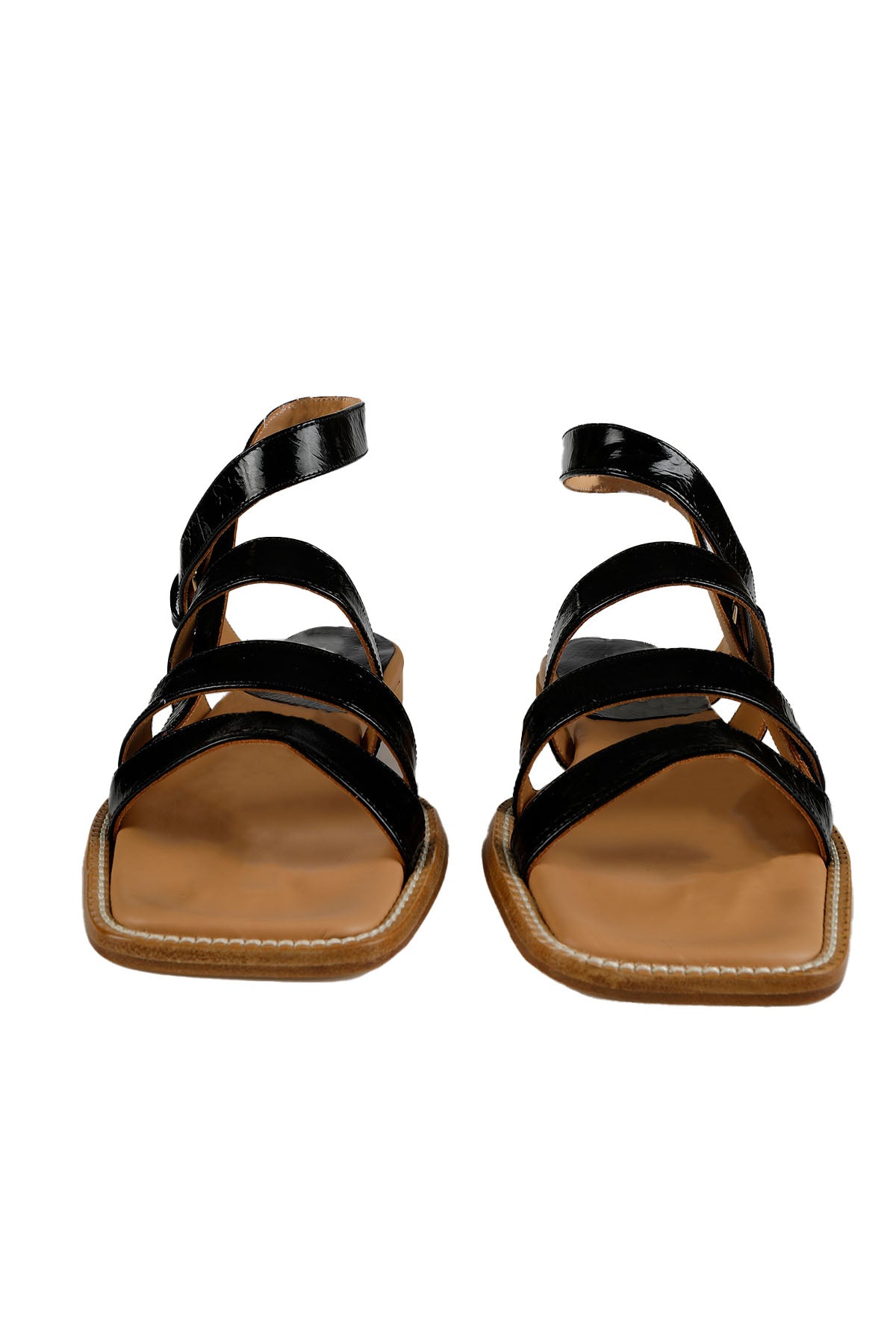 Paloma Barcelo Deri Gladyatör Sandalet-Libas Trendy Fashion Store